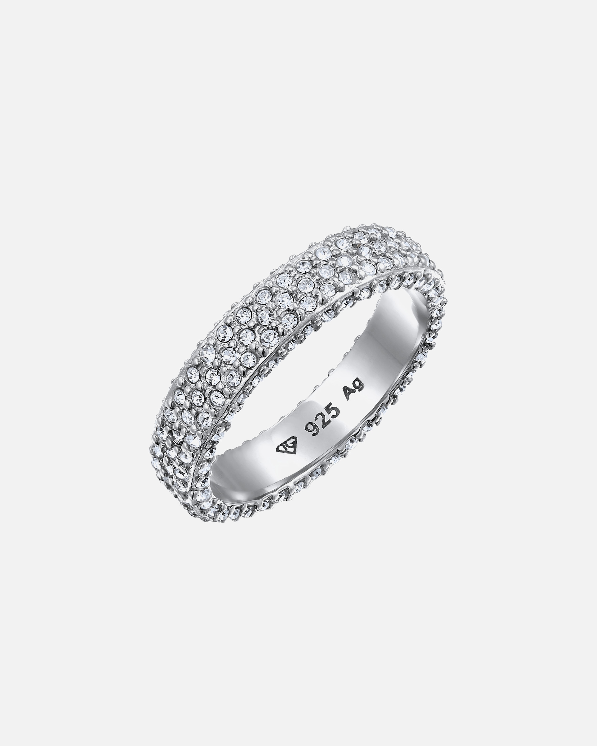 Ring für Weiblich Elli Bandring 925 Sterling Silber, mit Kristallen von Swarovski® 56