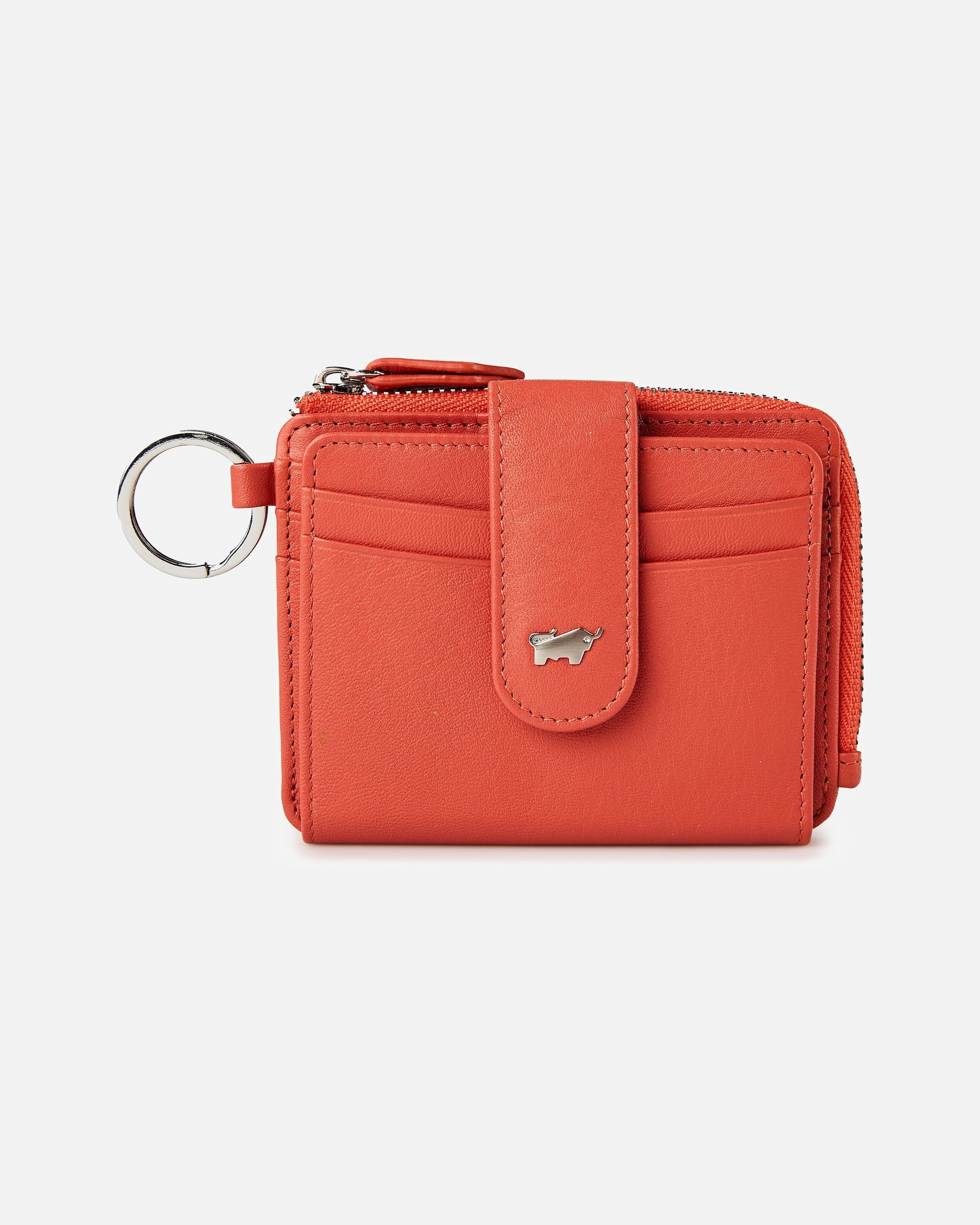 Etui für Männlich Braun Büffel Joy Kreditkartenetui coral