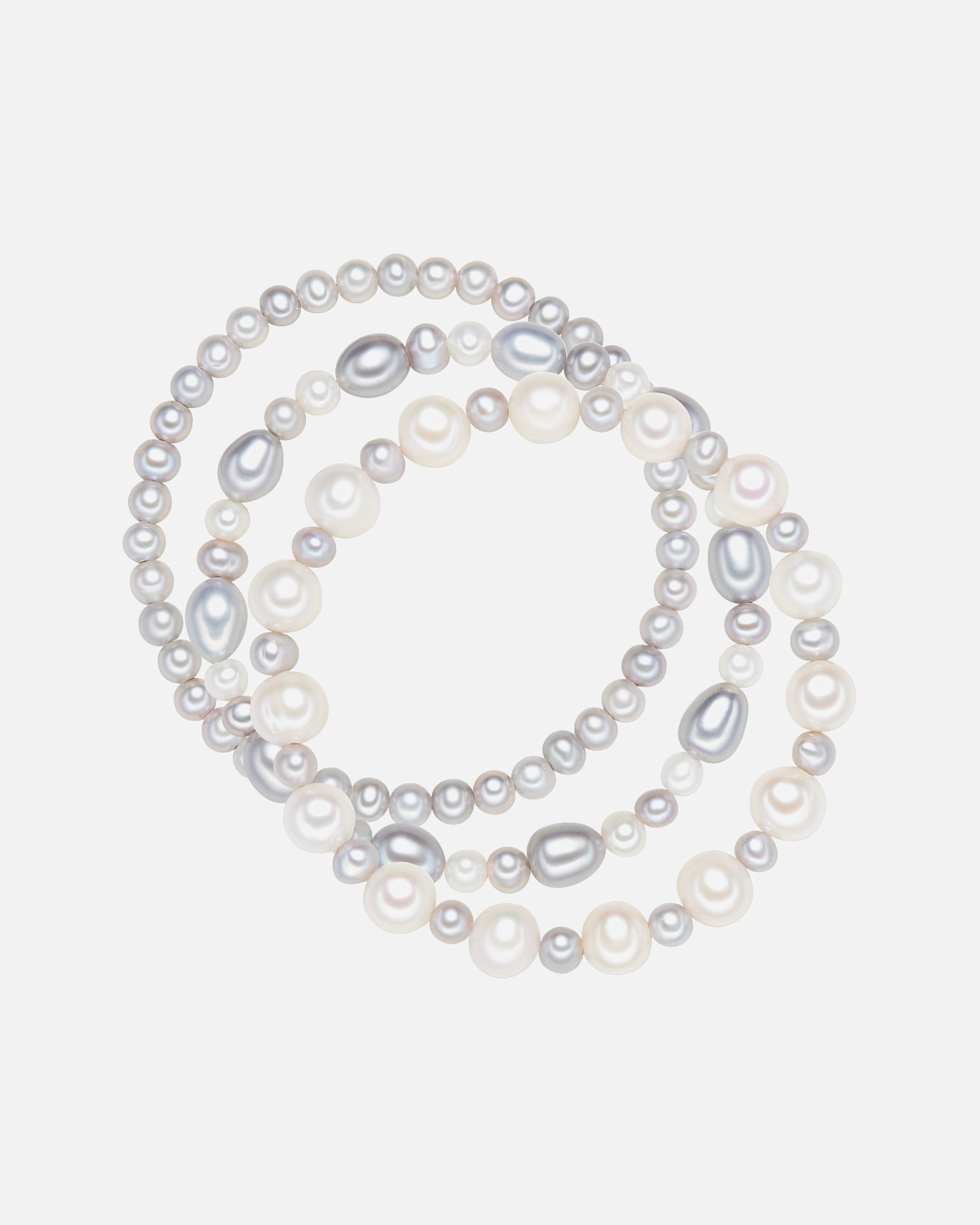Bracelet for FemmeValero PearlsBracelet en perles Perle de culture d'eau douce Perle de culture d'eau douce en Gris19,0 cm