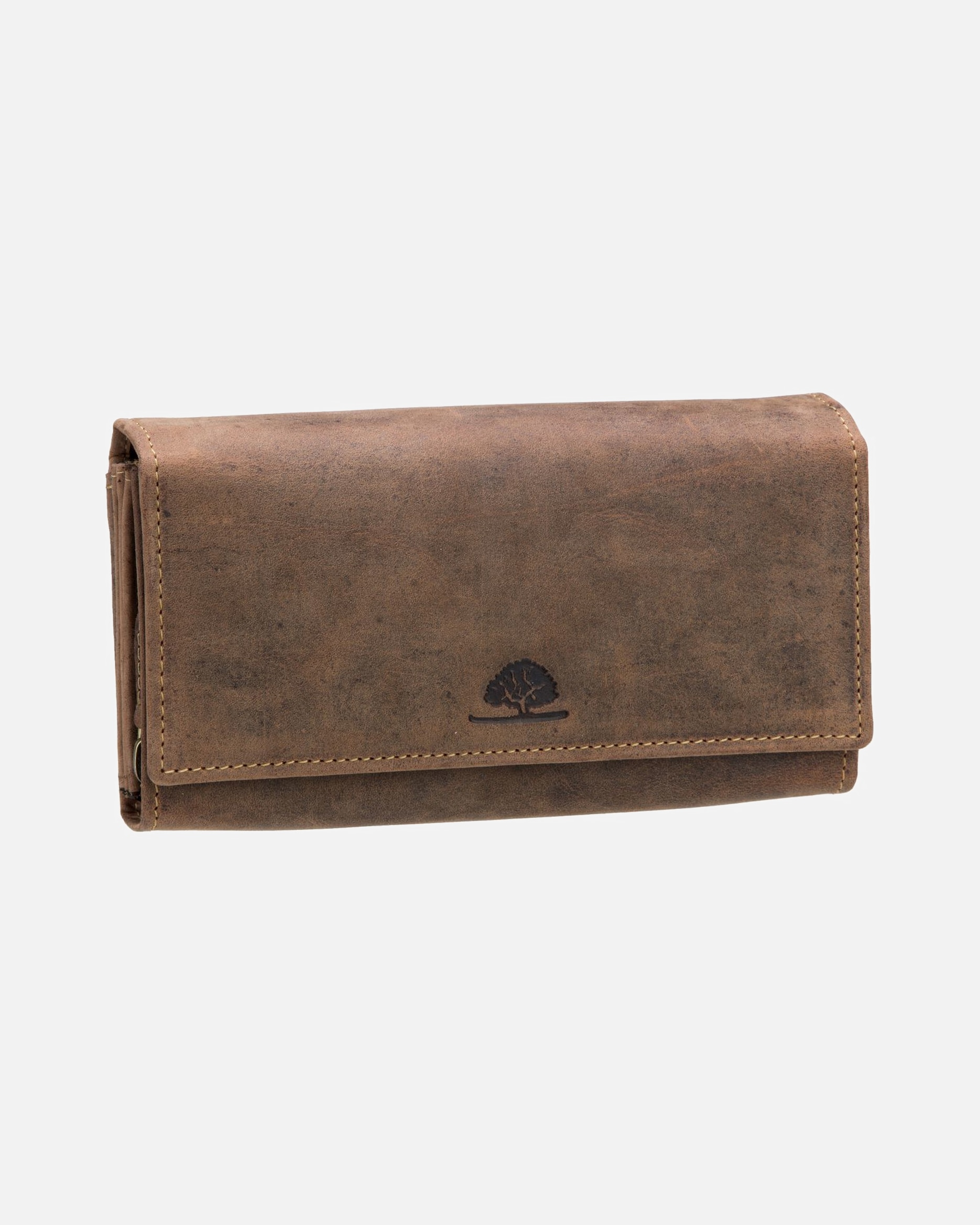 Portemonnaie für Weiblich Greenburry Vintage Geldbörse antikbraun