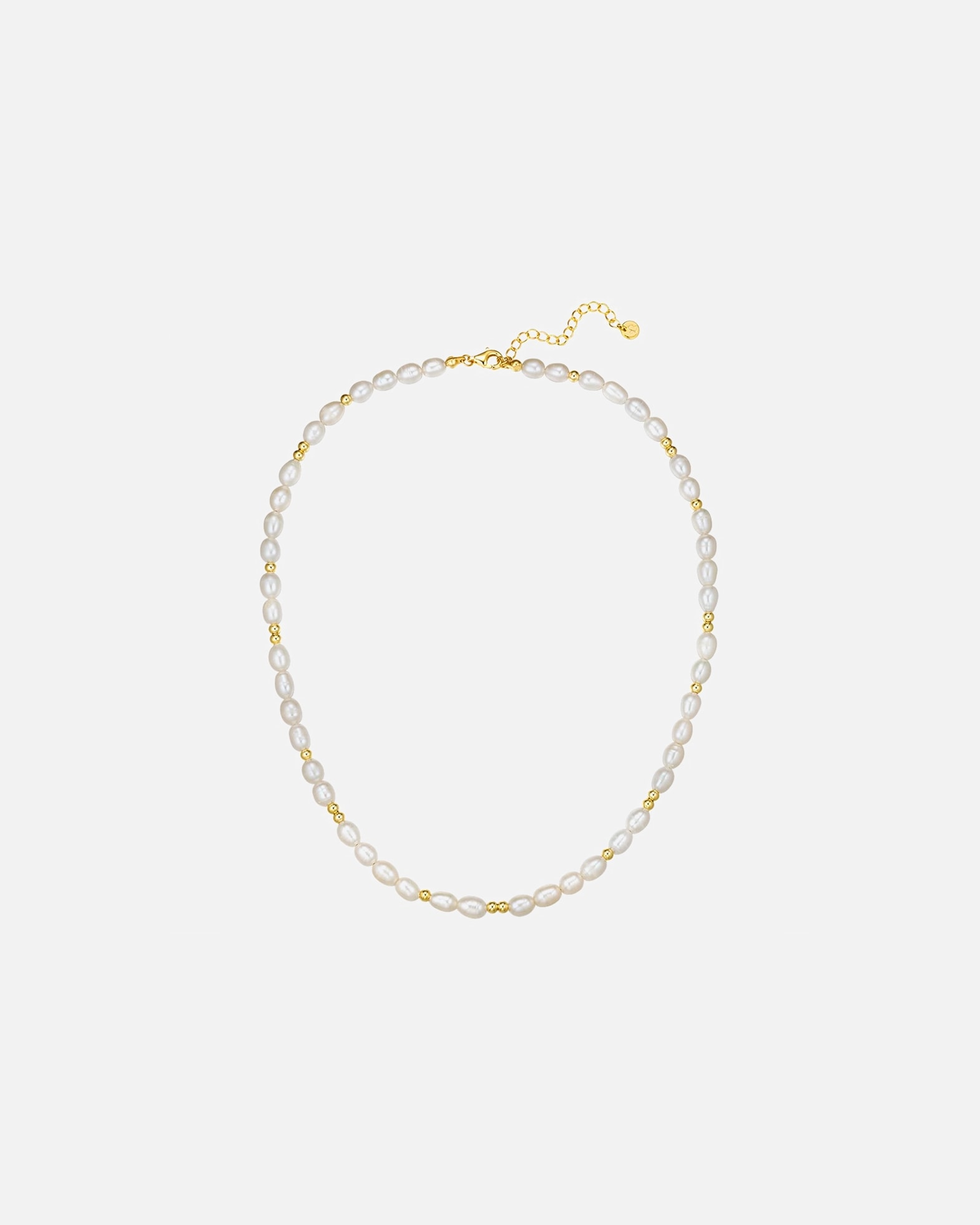 Collier for FemmeGlanzstücke MünchenSüßwasser-Zuchtperle en Perlenkette en Halskette40,0 cm Basiskette + 5,0 cm Verlängerung