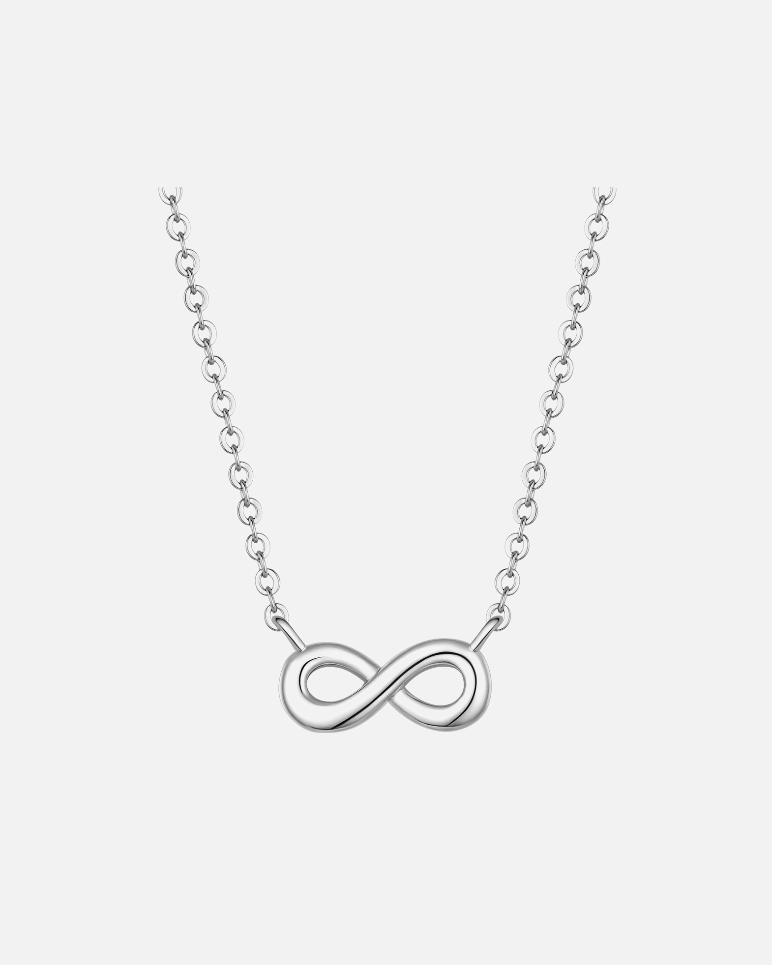 Collier for FemmeCollier Infinity en laiton en argent avec zirconium40,0 cm Basislänge + 7,0 cm Verlängerung