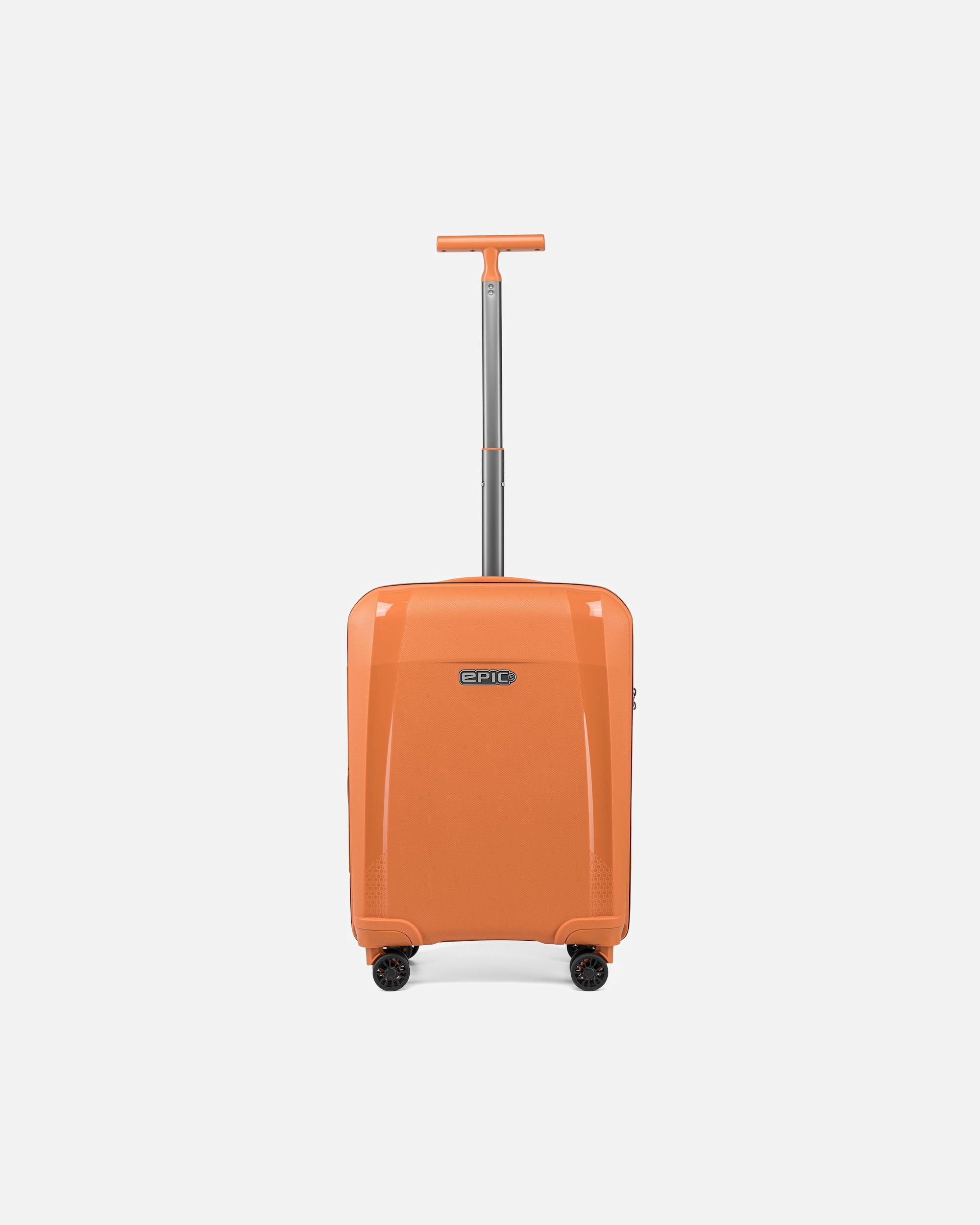 Handgepäckkoffer für Männlich Epic Phantom SL 4-Rollen Kabinentrolley 55 cm burntorange