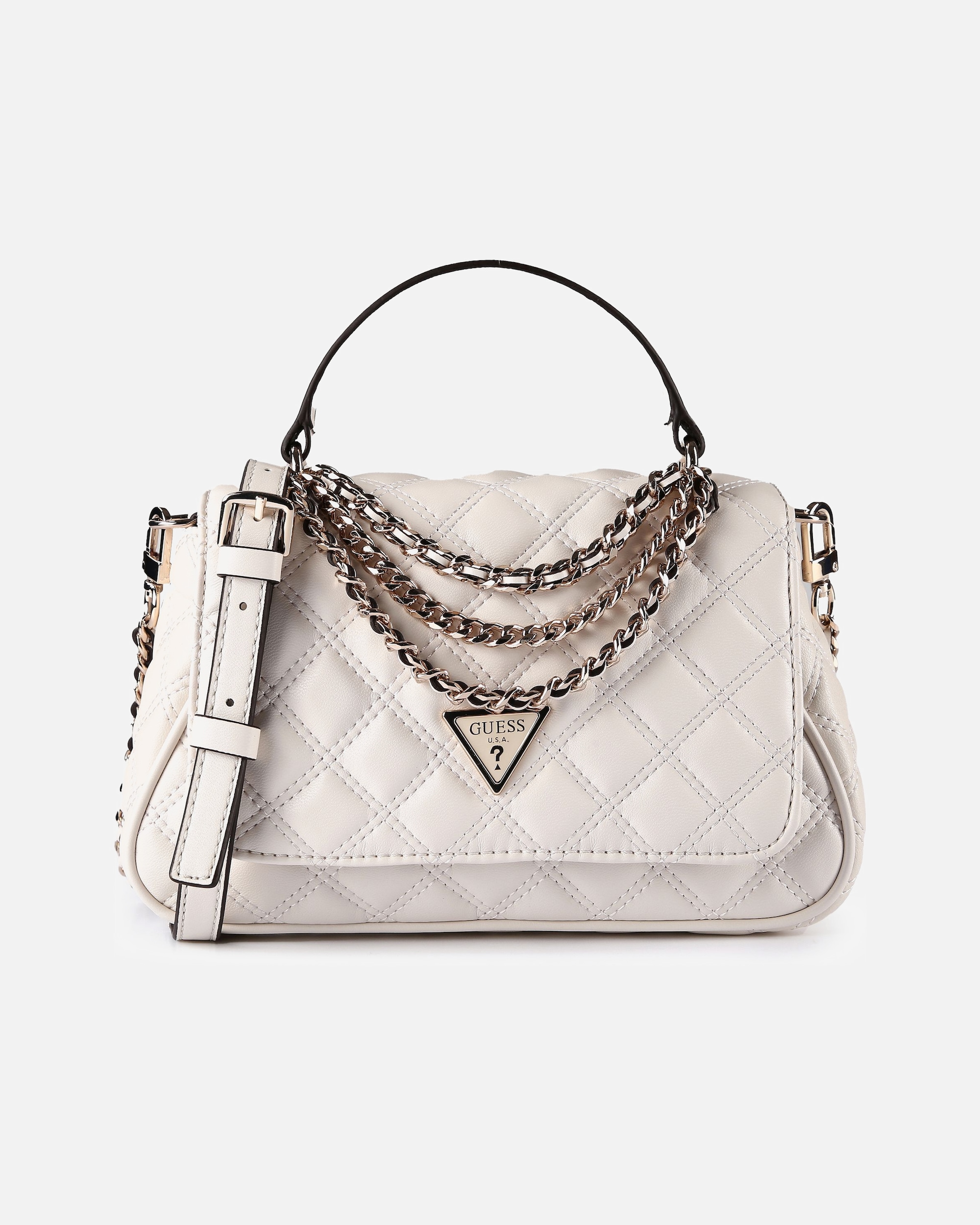 Tasche für Weiblich Guess Giully Henkeltasche off white