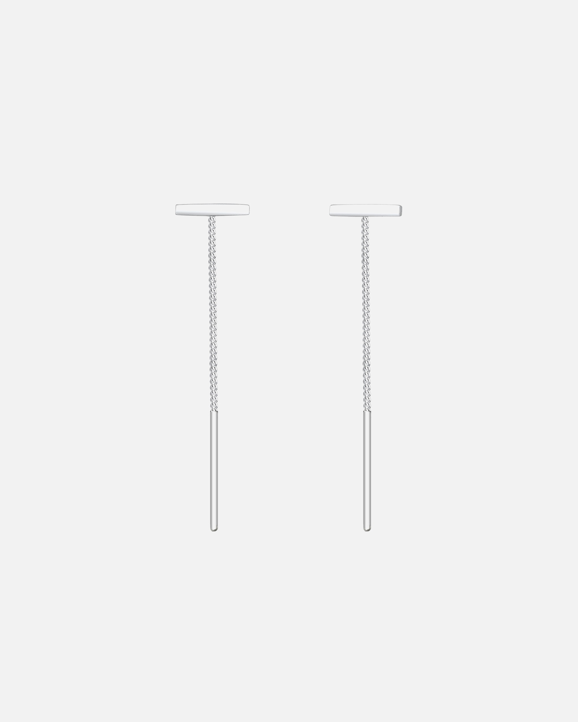 Boucle d'oreilles for FemmeElliFemmes Pendentif d'oreilles Pull-Through Bâton Géo Tendance en Argent Sterling 925silberfarben