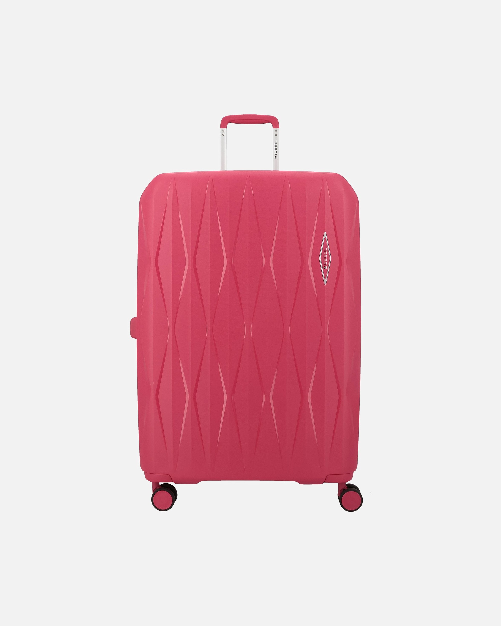 Valise trolley for HommeGabolInfinity 4 roulettes Trolley L 75 cm avec soufflet d'extensionfucsia