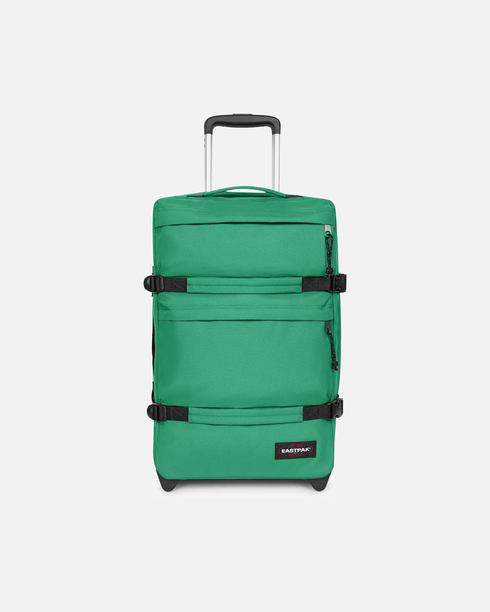 Handgepäckkoffer für Männlich Eastpak Transit'R Plus 2 Rollen Kabinentrolley 55 cm shamrock green