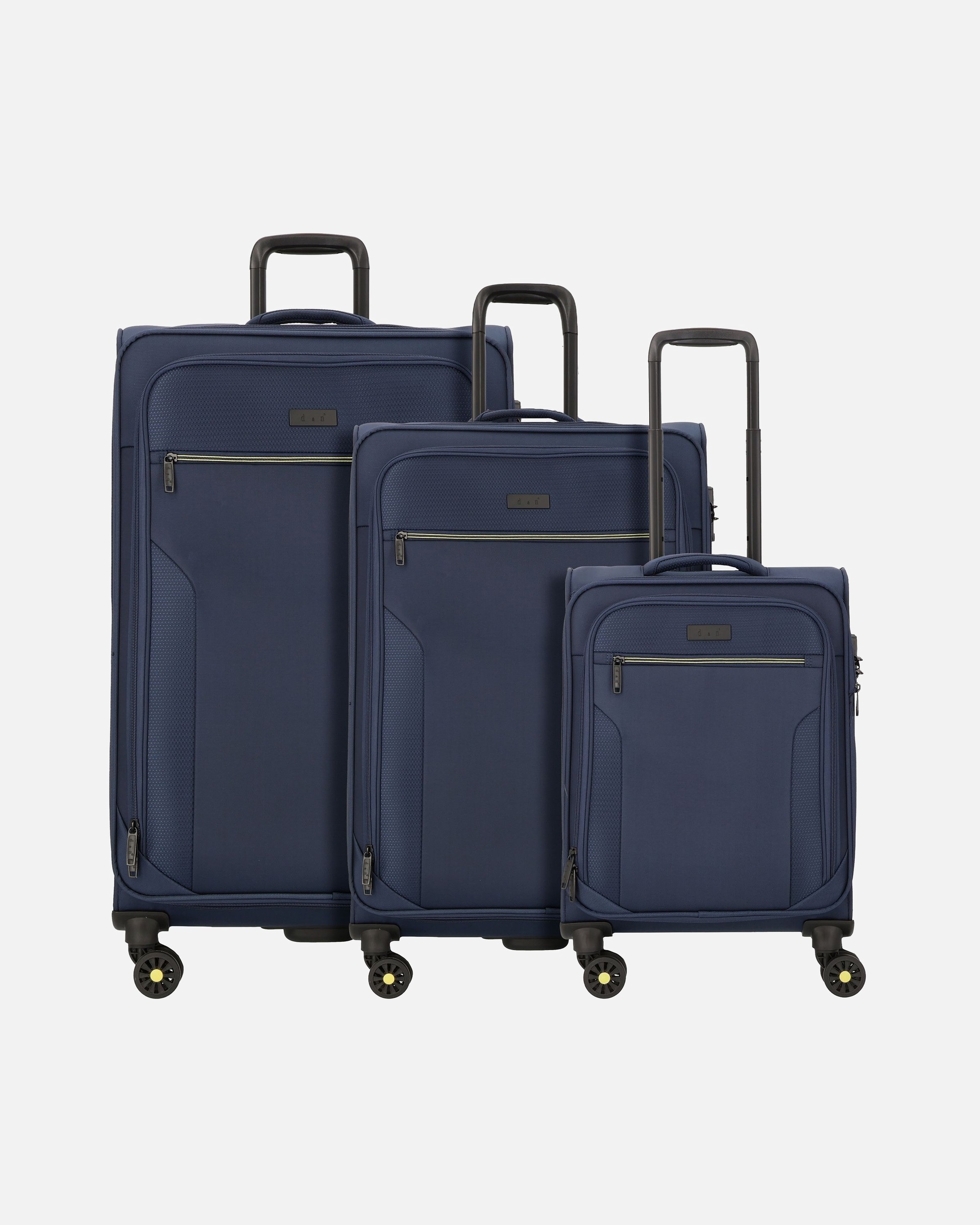 Valise for Hommed & nTravel Line 9704 4 roues Set de valises 3 pièces avec soufflet d'extensiondark blue