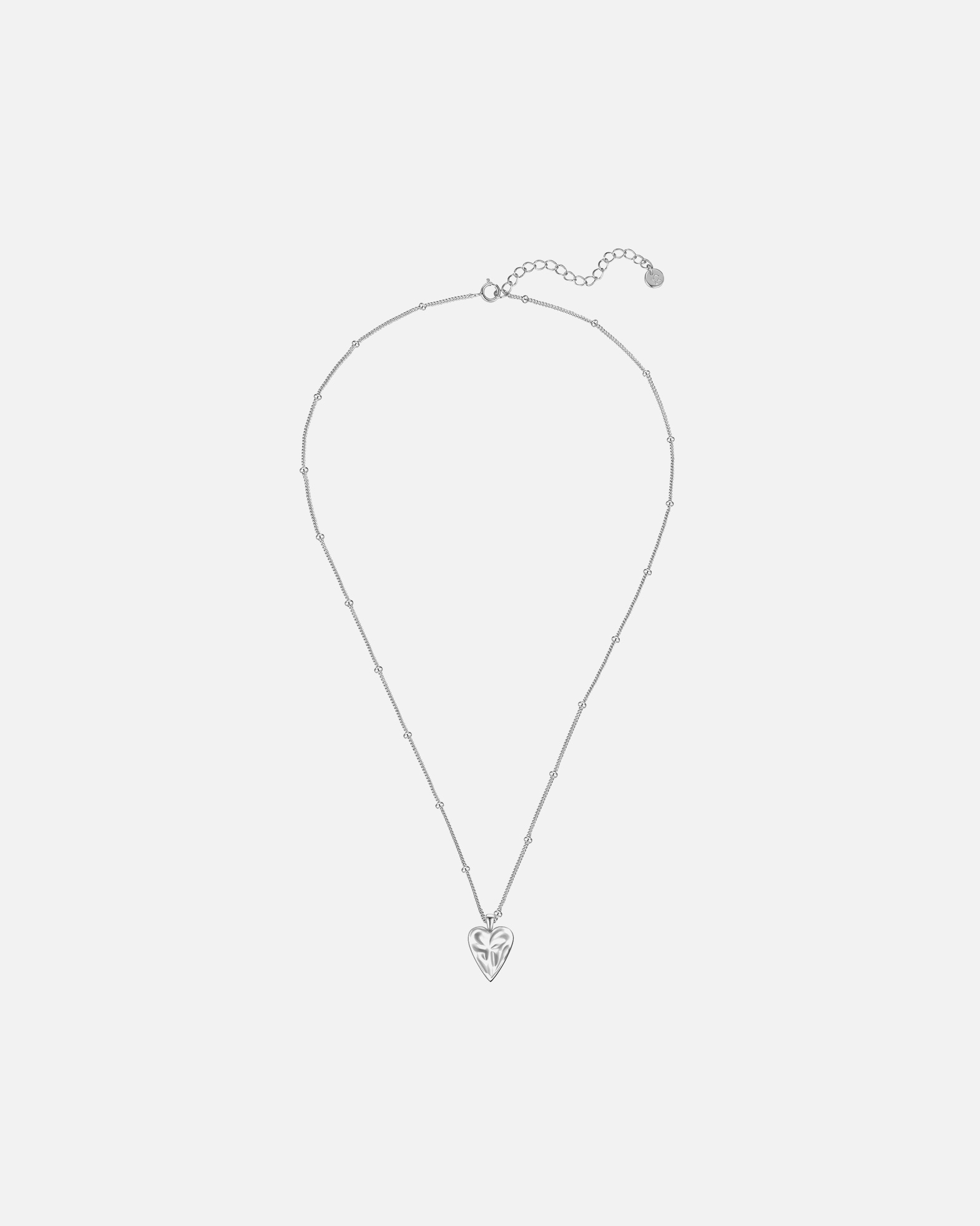 Collier for FemmeGlanzstücke MünchenCollier cœur en argent sterling en argent40,0 cm Basiskette + 5,0 cm Verlängerung