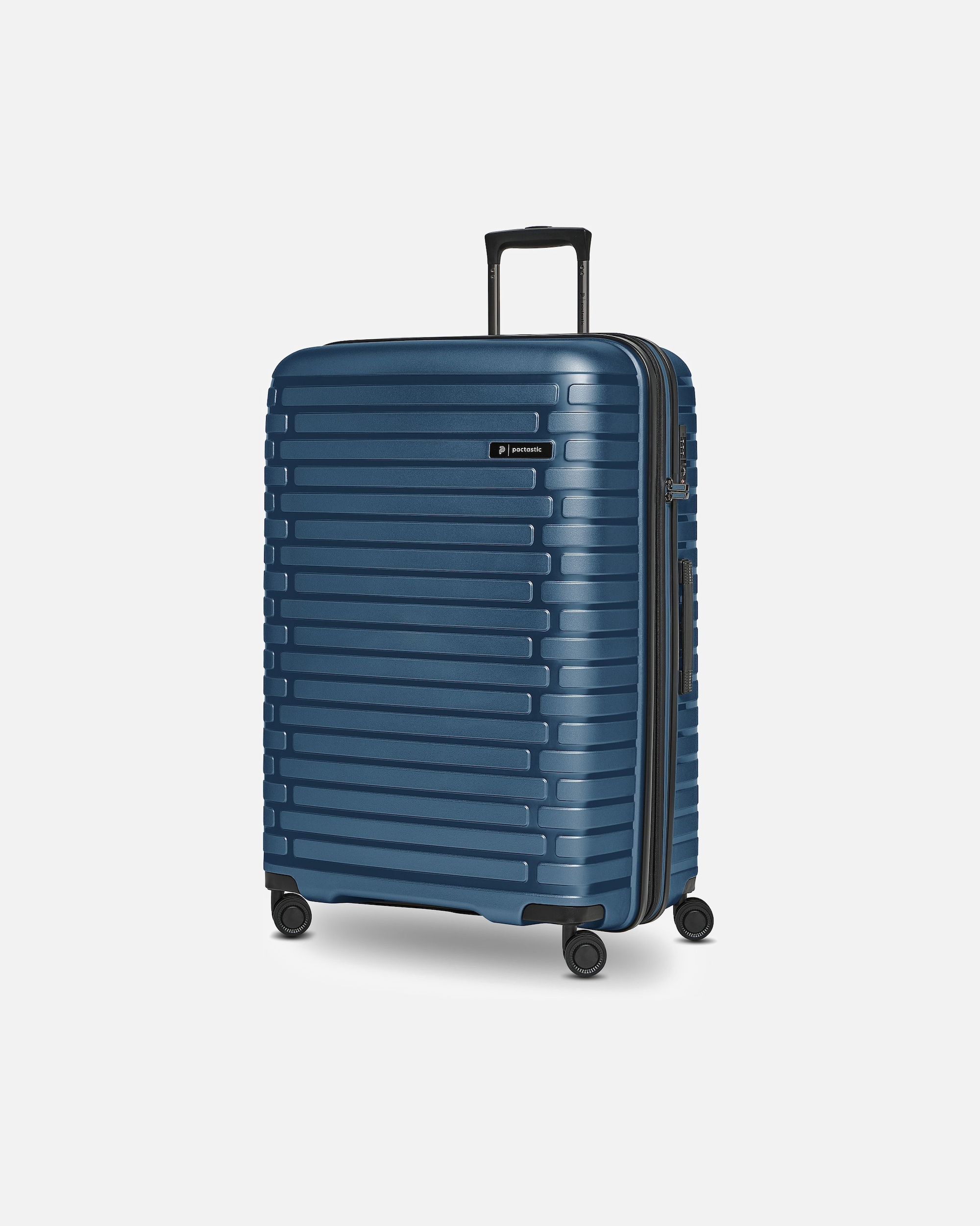 Valise trolley for HommePactasticCollection 04 THE LARGE + 4 roues Valise cabine L 75 cm '"avec soufflet d''extension"'navy blue-metallic