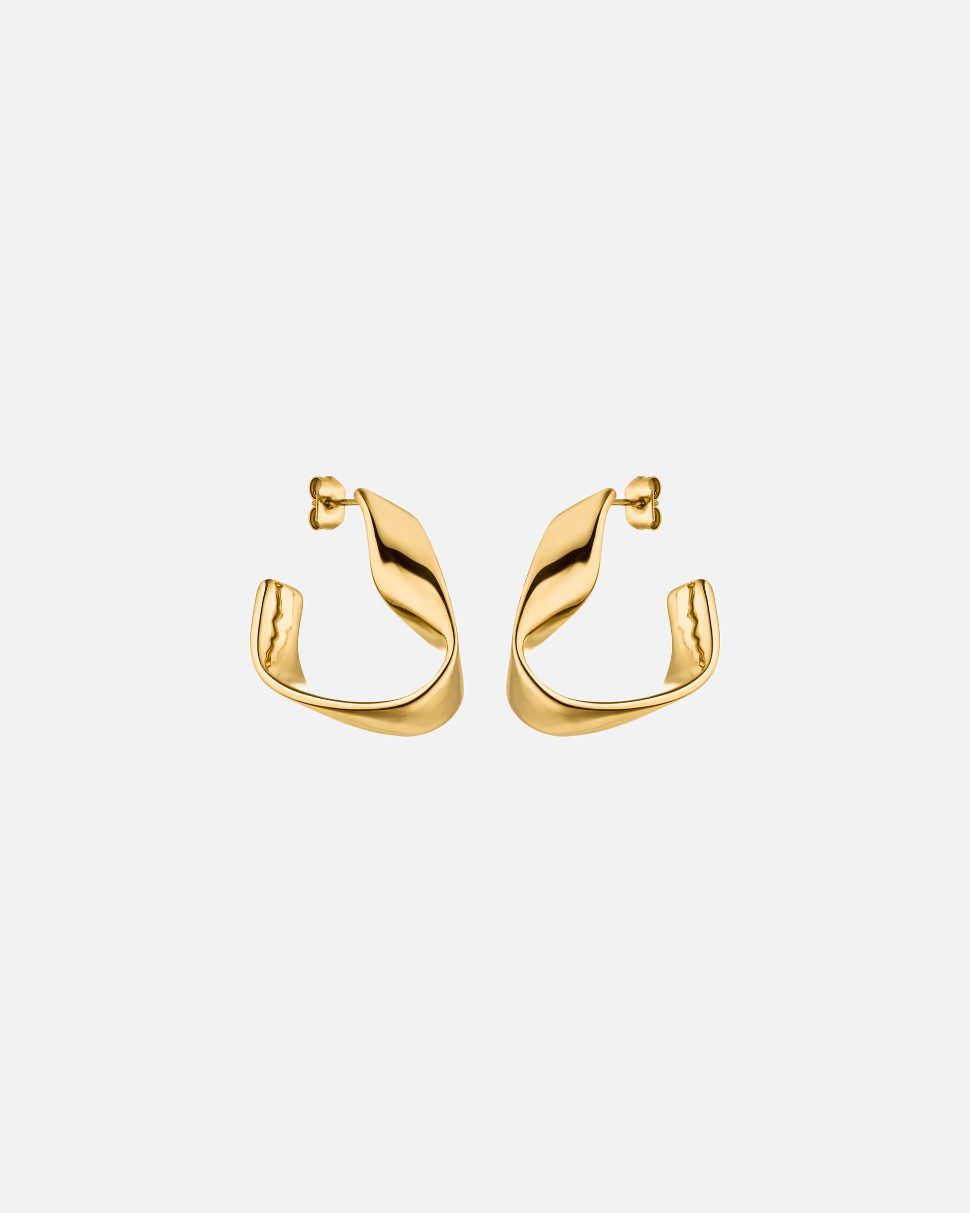 Ohrringe für Weiblich Purelei River Ohrringe 100% Edelstahl Gold