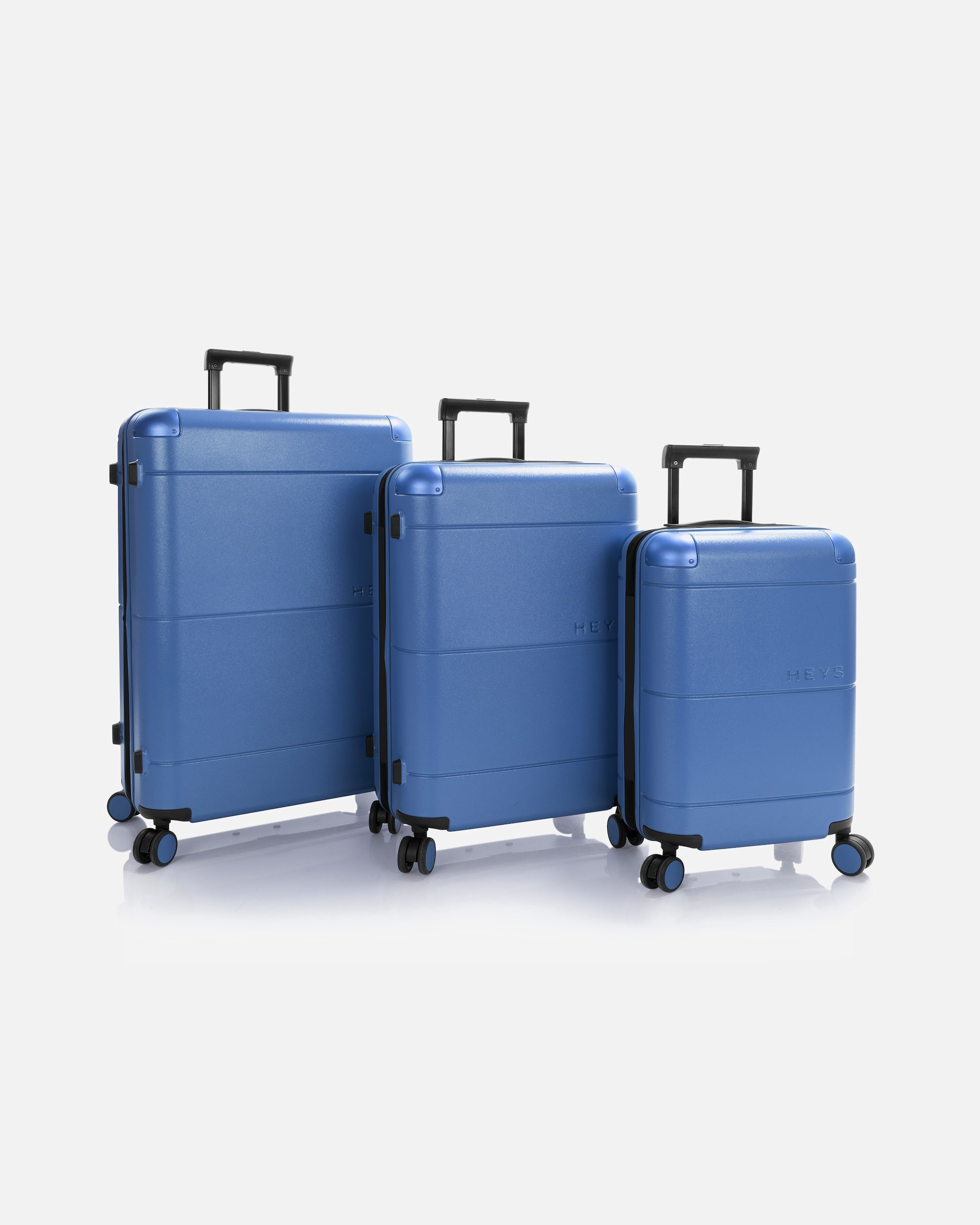 Valise for HommeHeysZen 4 roulettes Set de valises 3 pièces avec soufflet d'extensionroyal blue