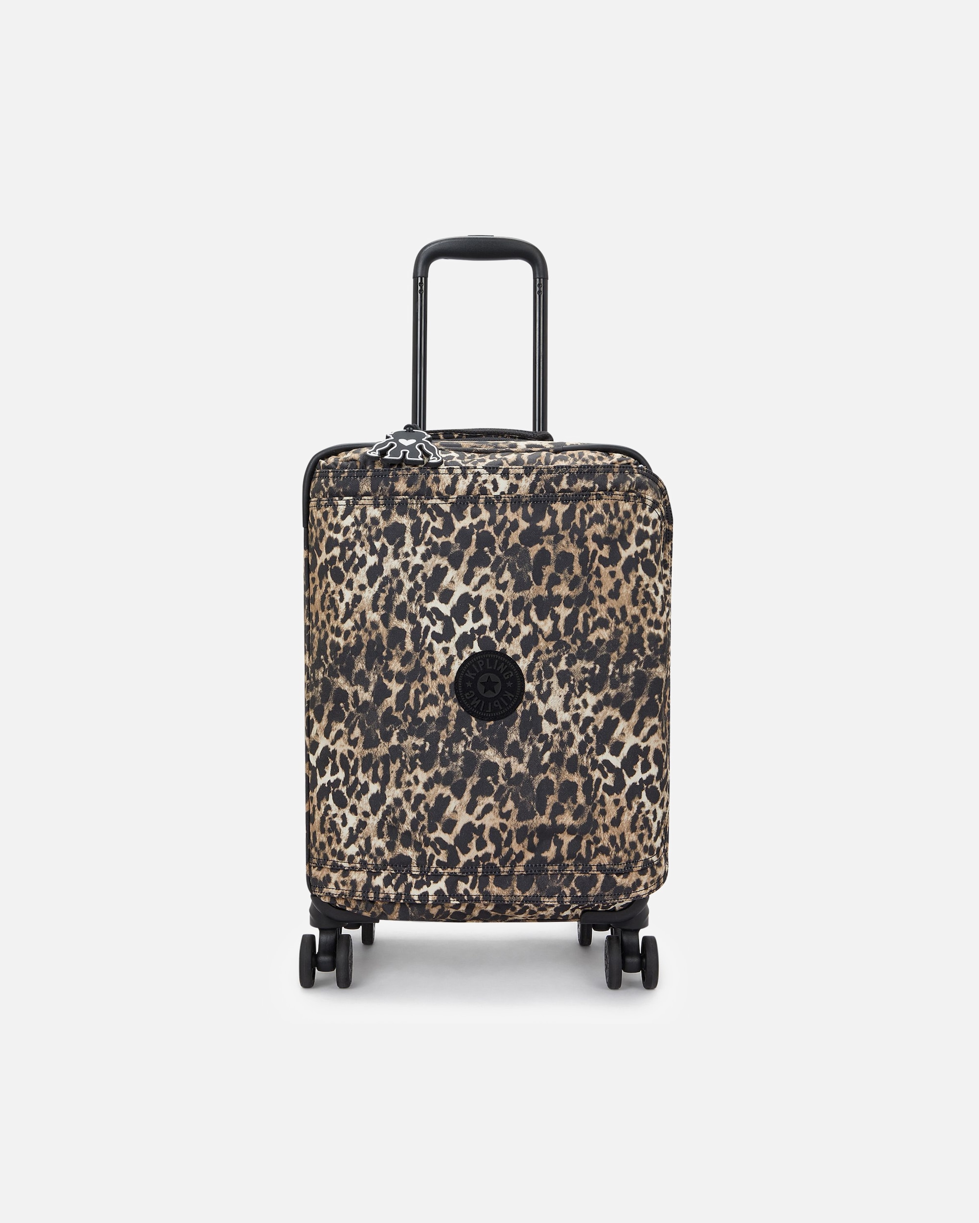 Valise for HommeKiplingBasic Prt Spontaneous 4 roulettes Trolley de cabine S 53 cmwild leopard