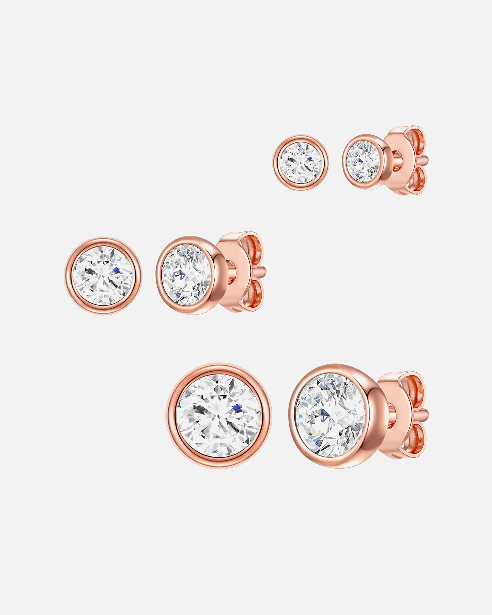 Bijoux for FemmeRafaela DonataEnsemble de cristaux Swarovski® Argent sterling Orné de cristaux Swarovski® en Argent4,1 - 6,6 mm