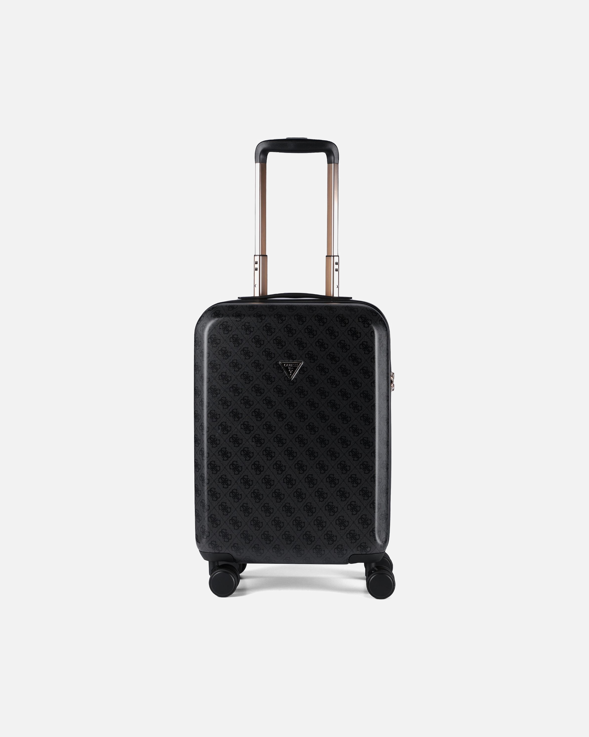 Valise for HommeGUESSLatona 4 roulettes Trolley de cabine 53 cmcoal logo