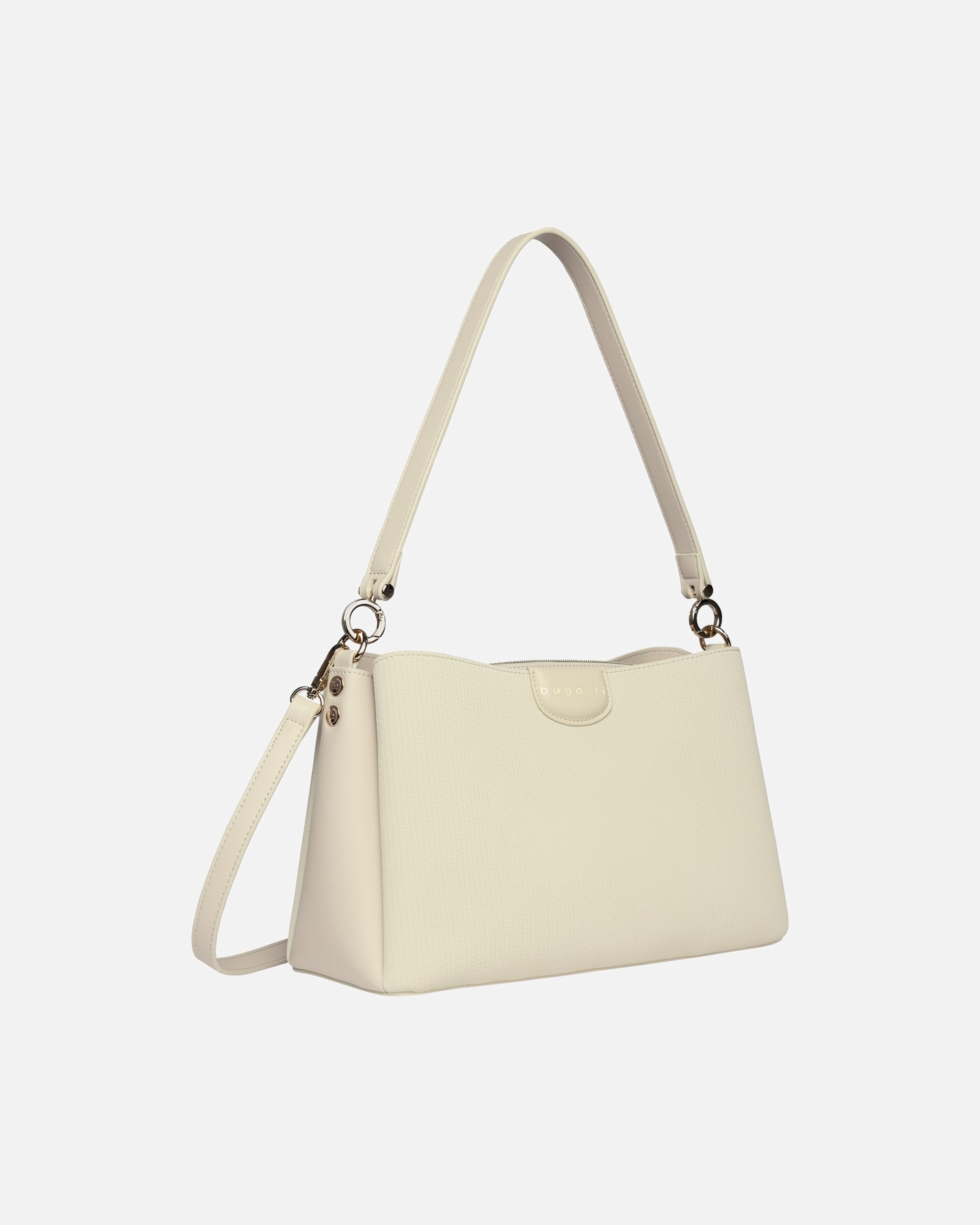 Handtasche für Weiblich Bugatti Leah Schultertasche beige