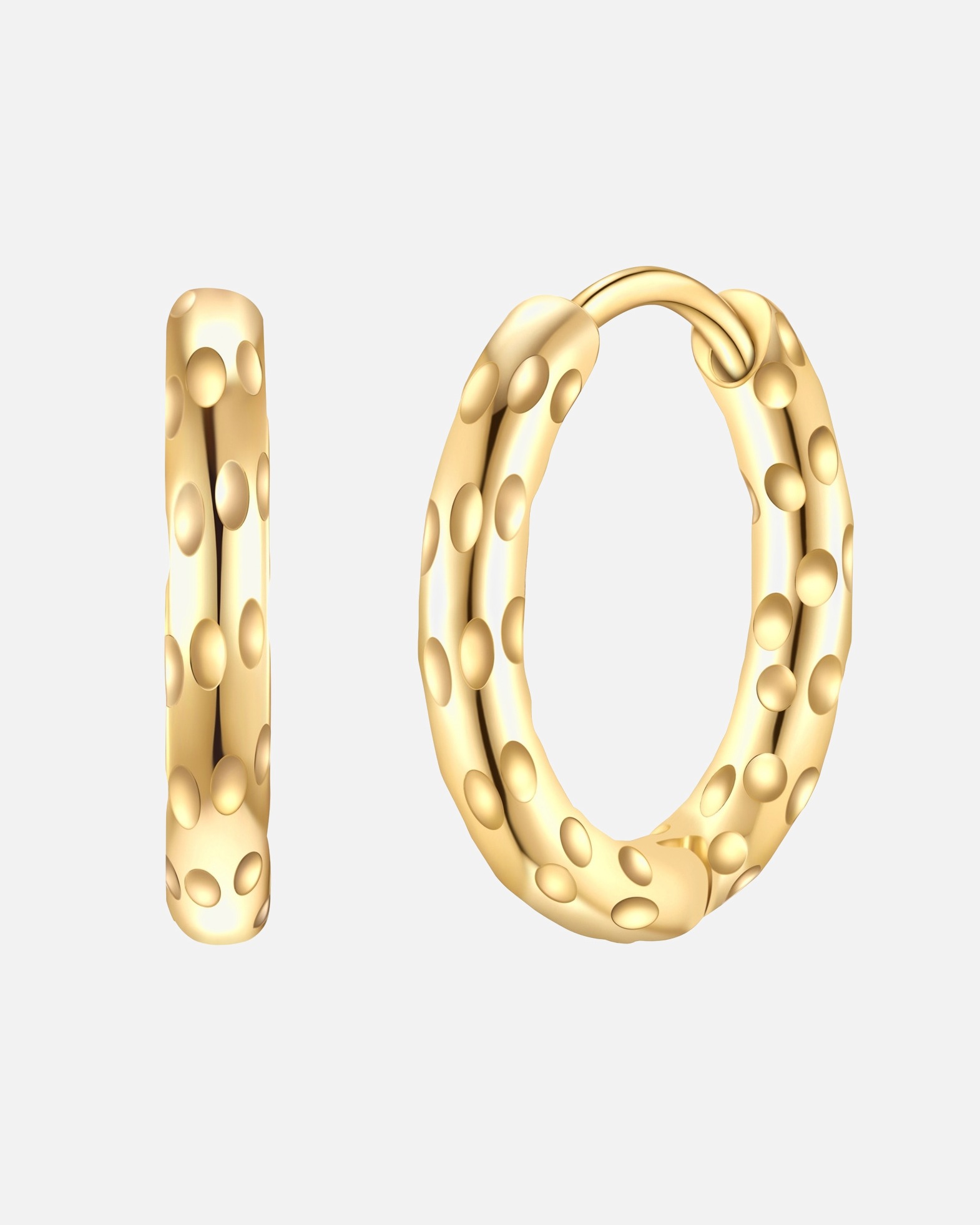 Créoles for FemmeBoucles d´oreilles en Acier inoxydable en Or jaune16,4 mm