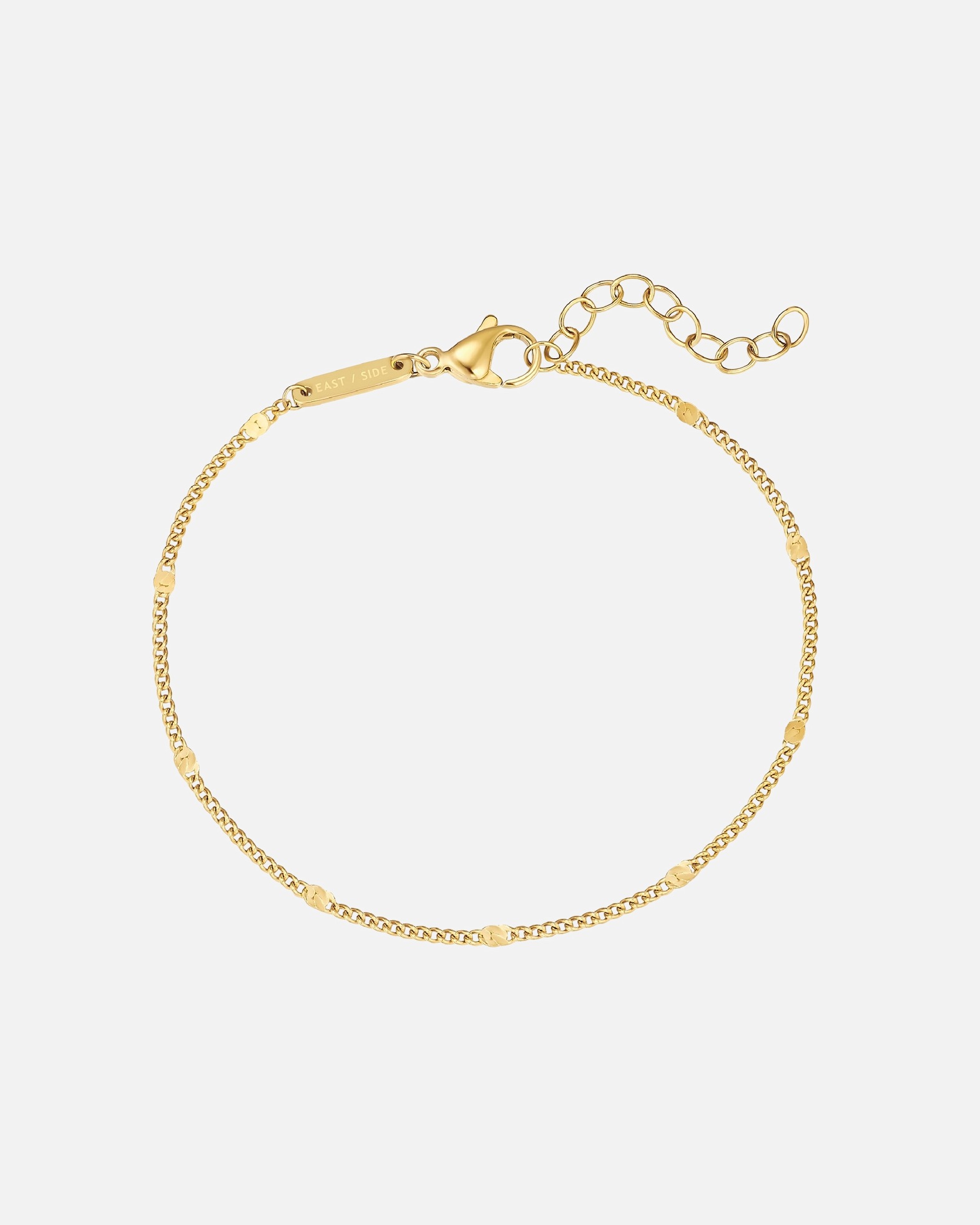 Bracelet for FemmeBracelet en Acier inoxydable en Or jaune17,0 cm Basislänge + 3,0 cm Verlängerung