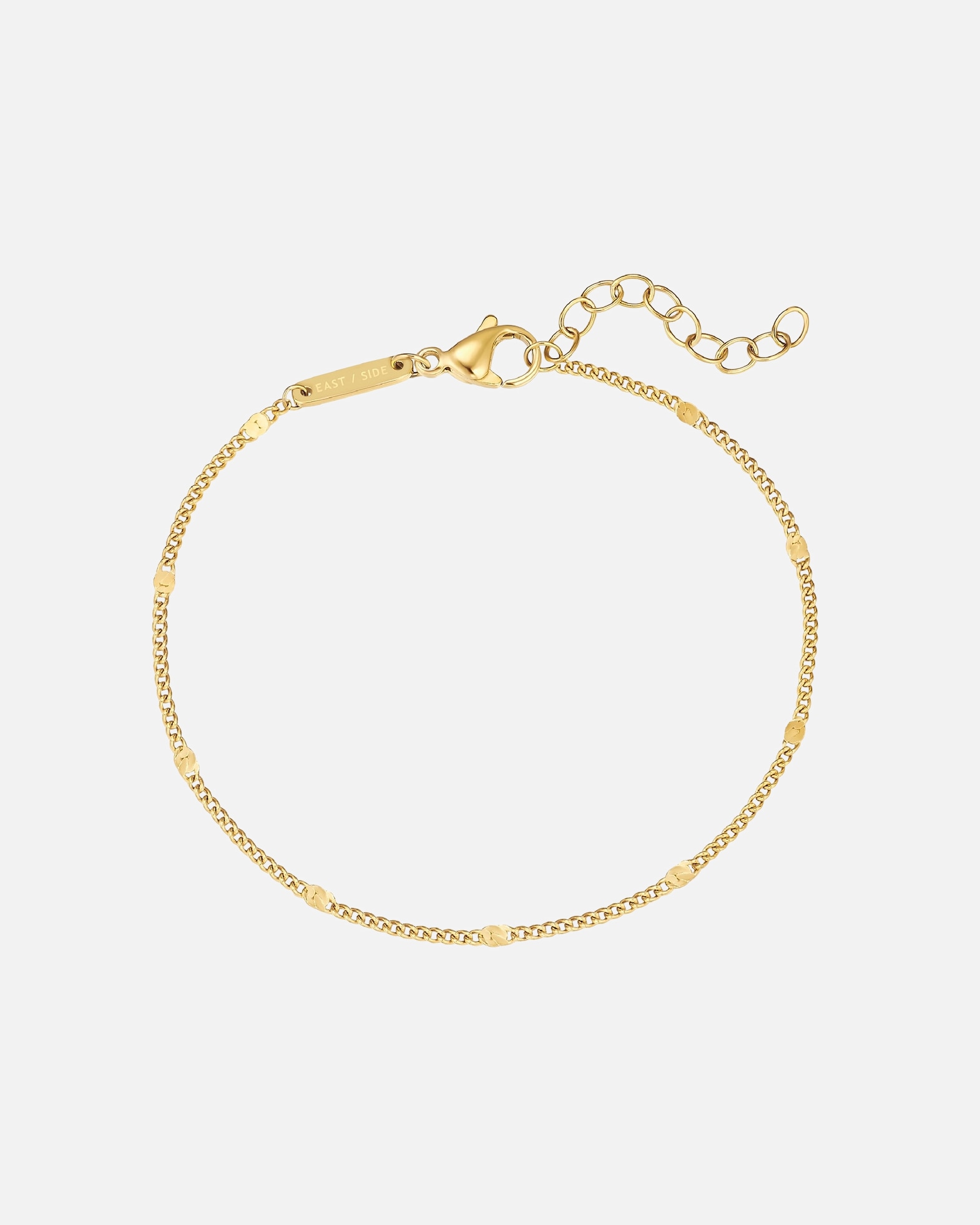 Armband für Weiblich EASTSIDE Armband aus Edelstahl in Gelbgold 17,0 cm Basislänge + 3,0 cm Verlängerung