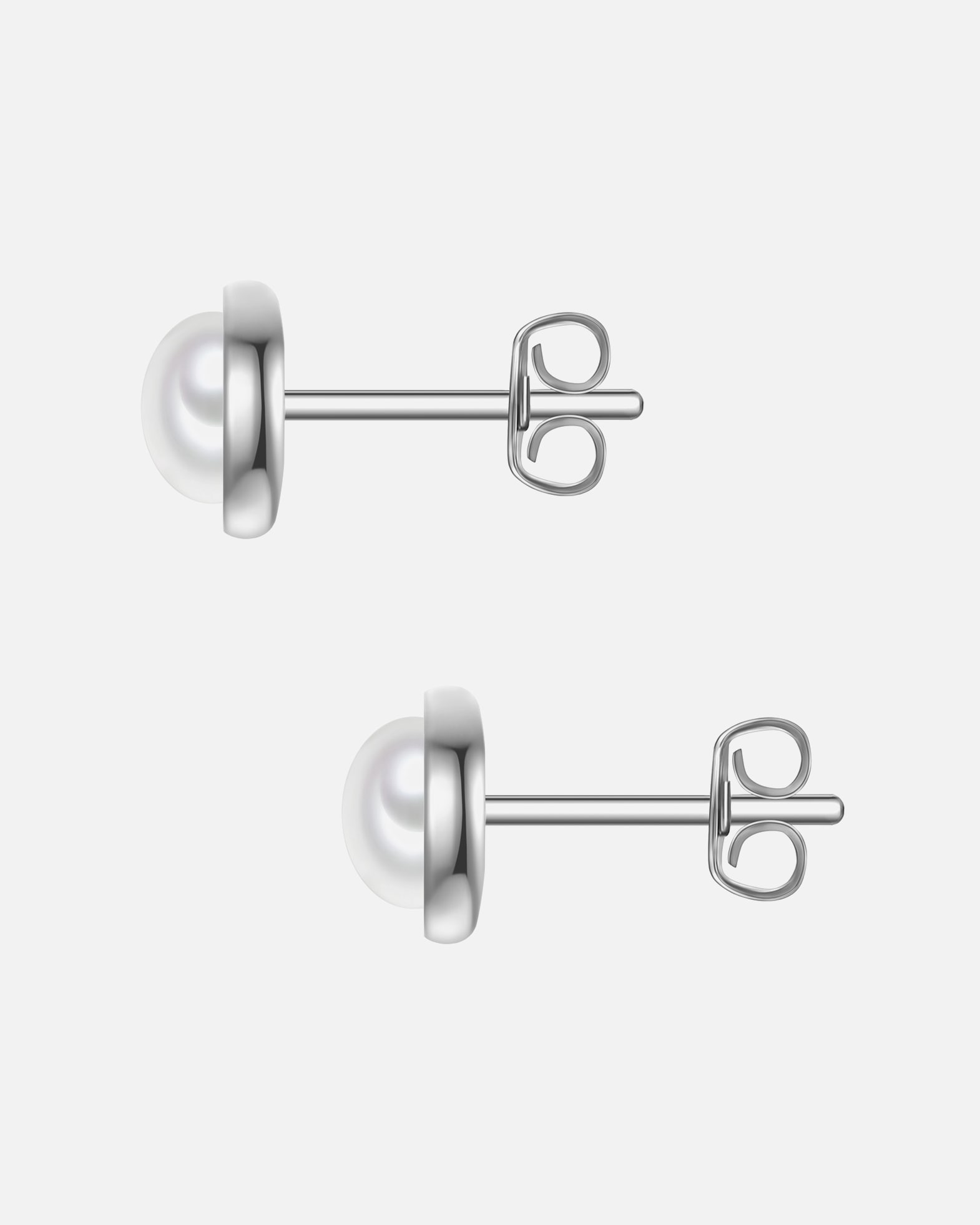 Boucle d'oreilles for FemmeRafaela DonataBoucles d'oreilles en Argent Sterling en argent avec perle de coquillage8,0 mm