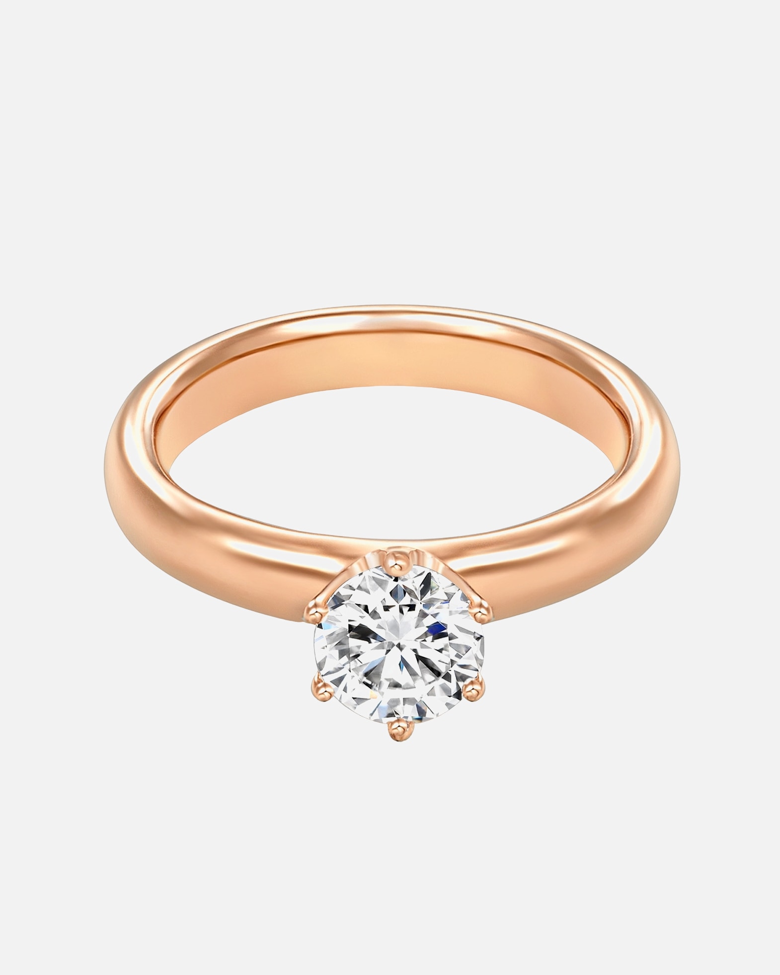 Bague for FemmeTrilaniBague en argent Argent sterling Oxyde de zirconium (CZ) en Or rose48