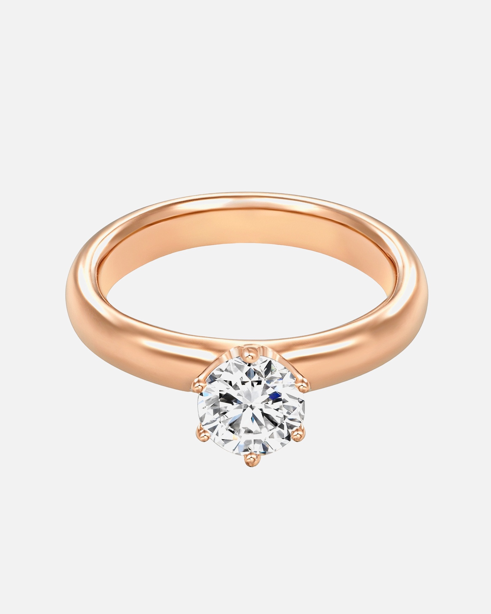 Bague for FemmeTrilaniBague en argent Argent sterling Oxyde de zirconium (CZ) en Or rose50