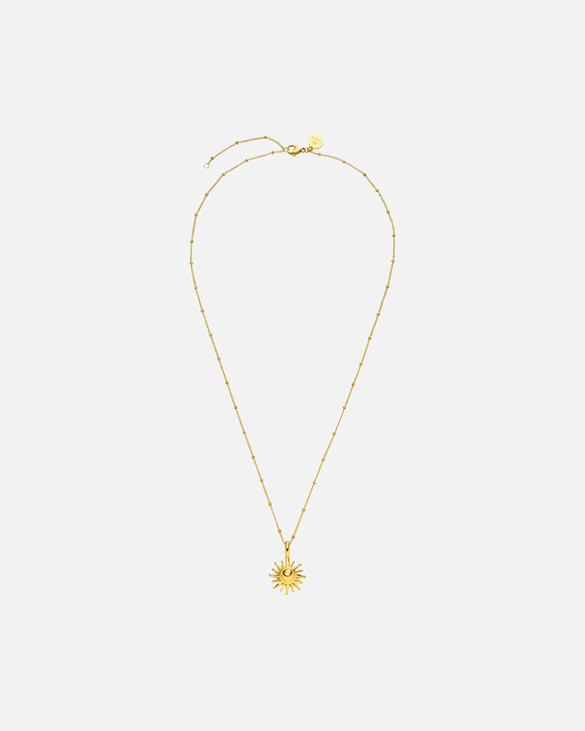 Halskette für Weiblich Purelei Sun Kette 100% Edelstahl Gold