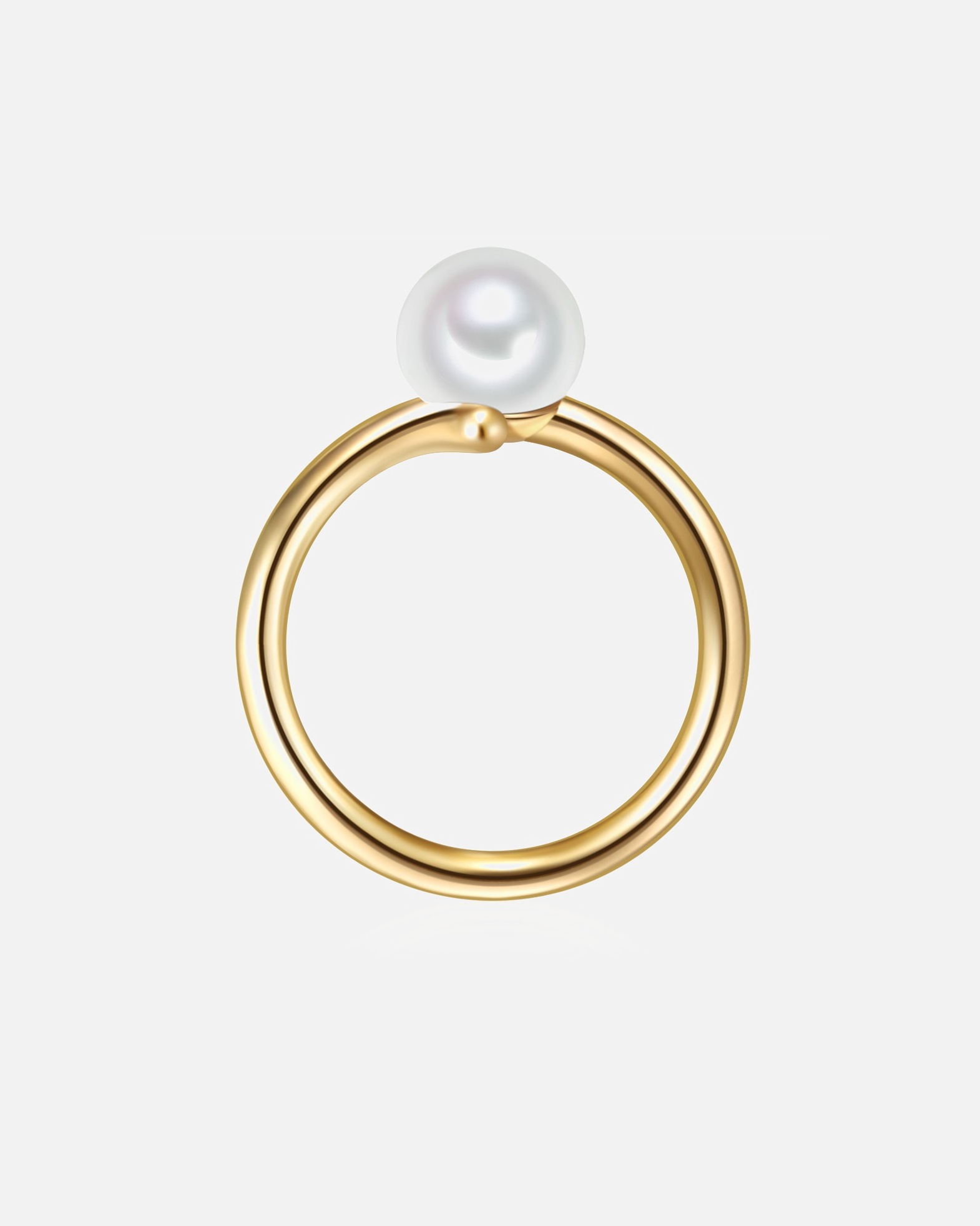 Bague for FemmeValero PearlsBague Argent sterling Perle de culture d'eau douce en Or jaune50