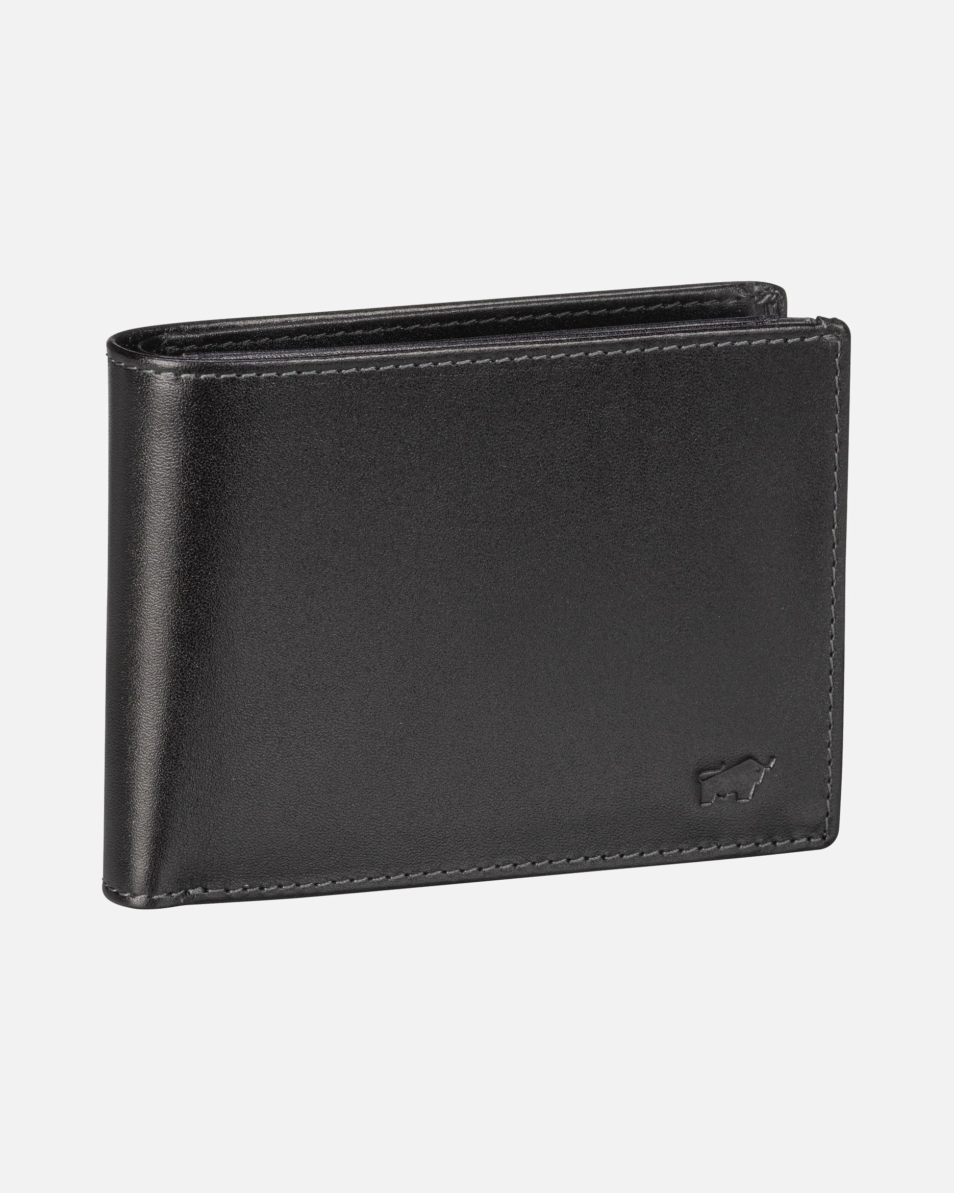 Portemonnaie für Männlich Braun Büffel Arezzo Herrengeldbörse schwarz