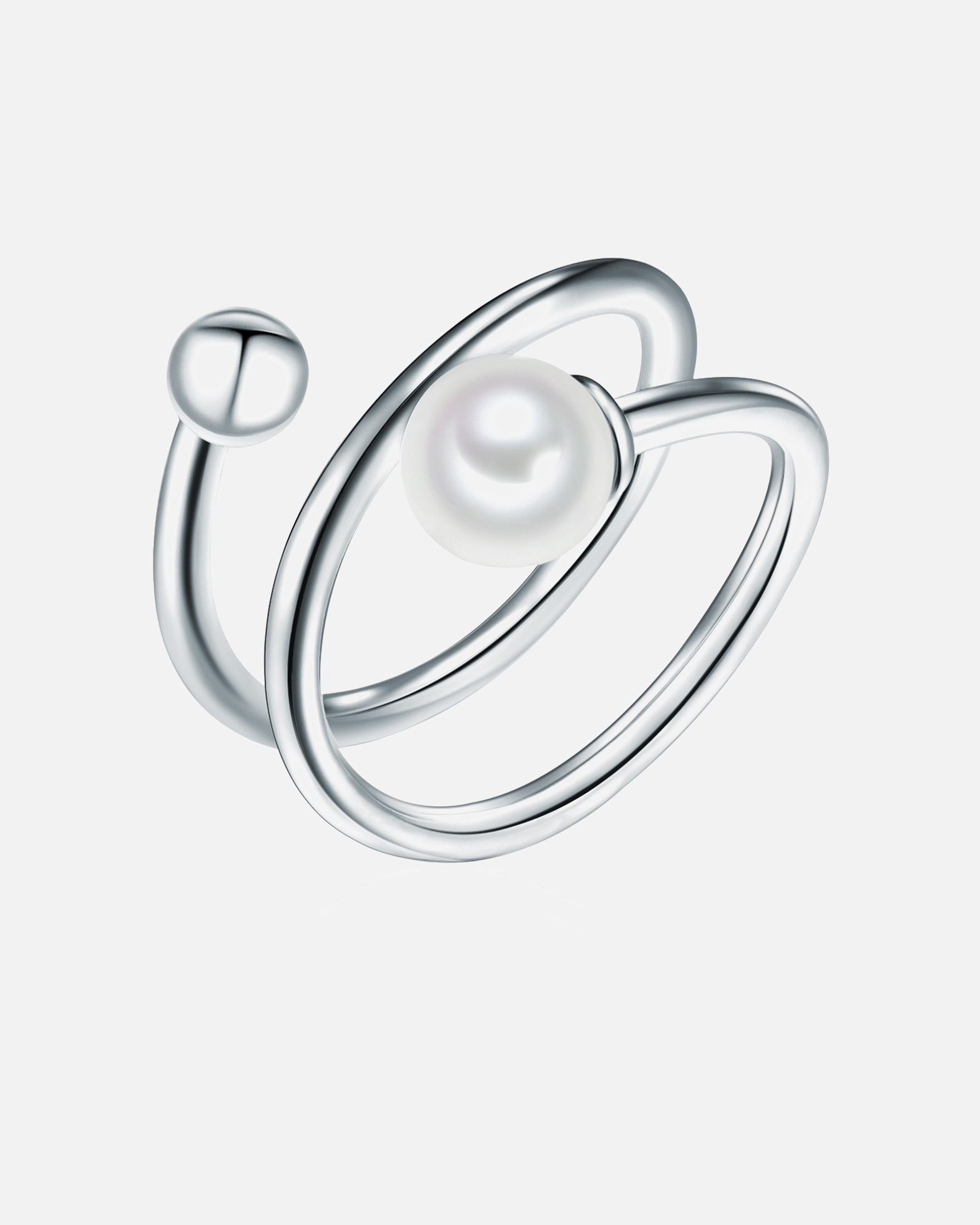 Bague for FemmeBague Argent sterling Perle de culture d'eau douce en Argent52