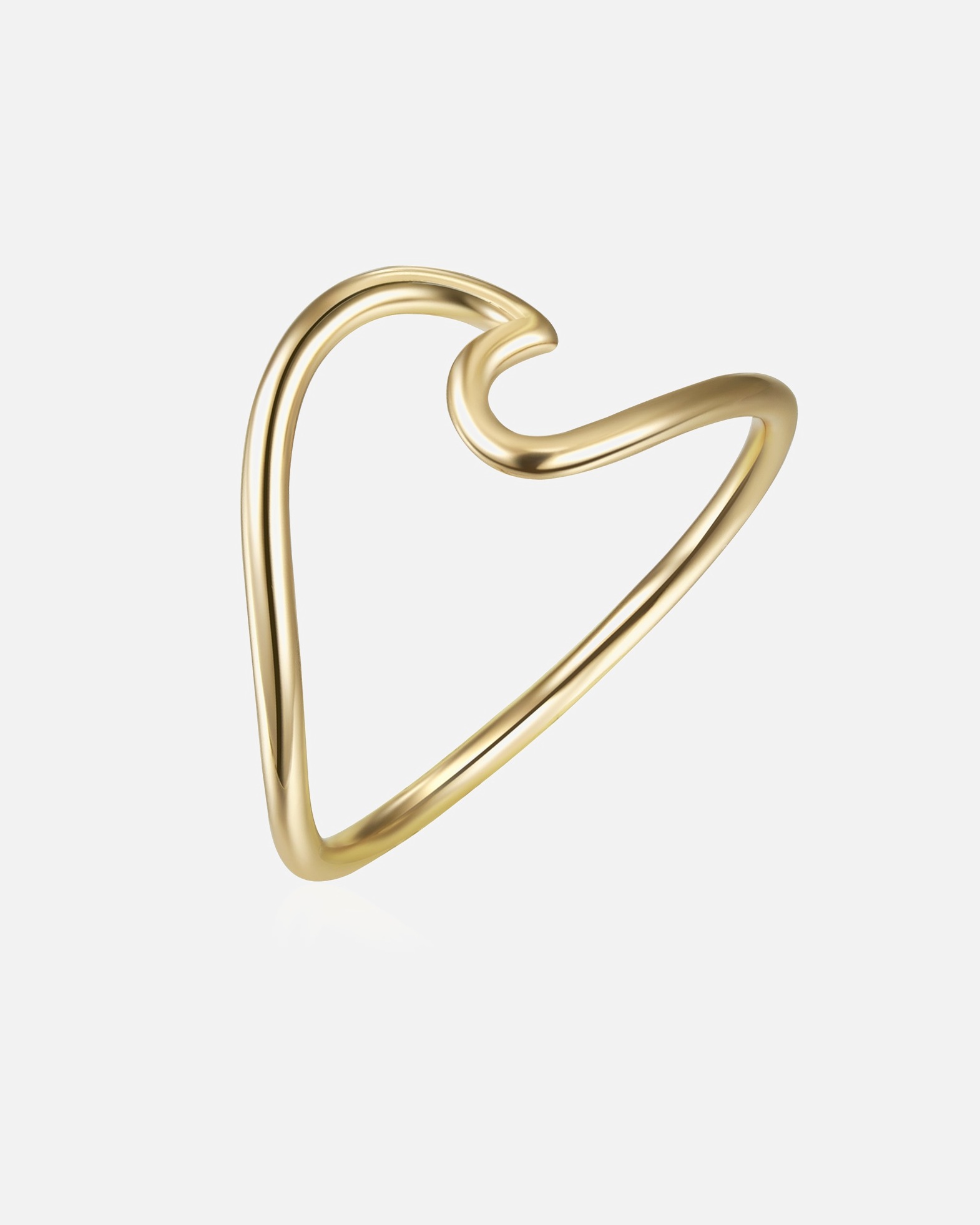 Bague for FemmeGlanzstücke MünchenBague en argent Vague Argent sterling en Or jaune52