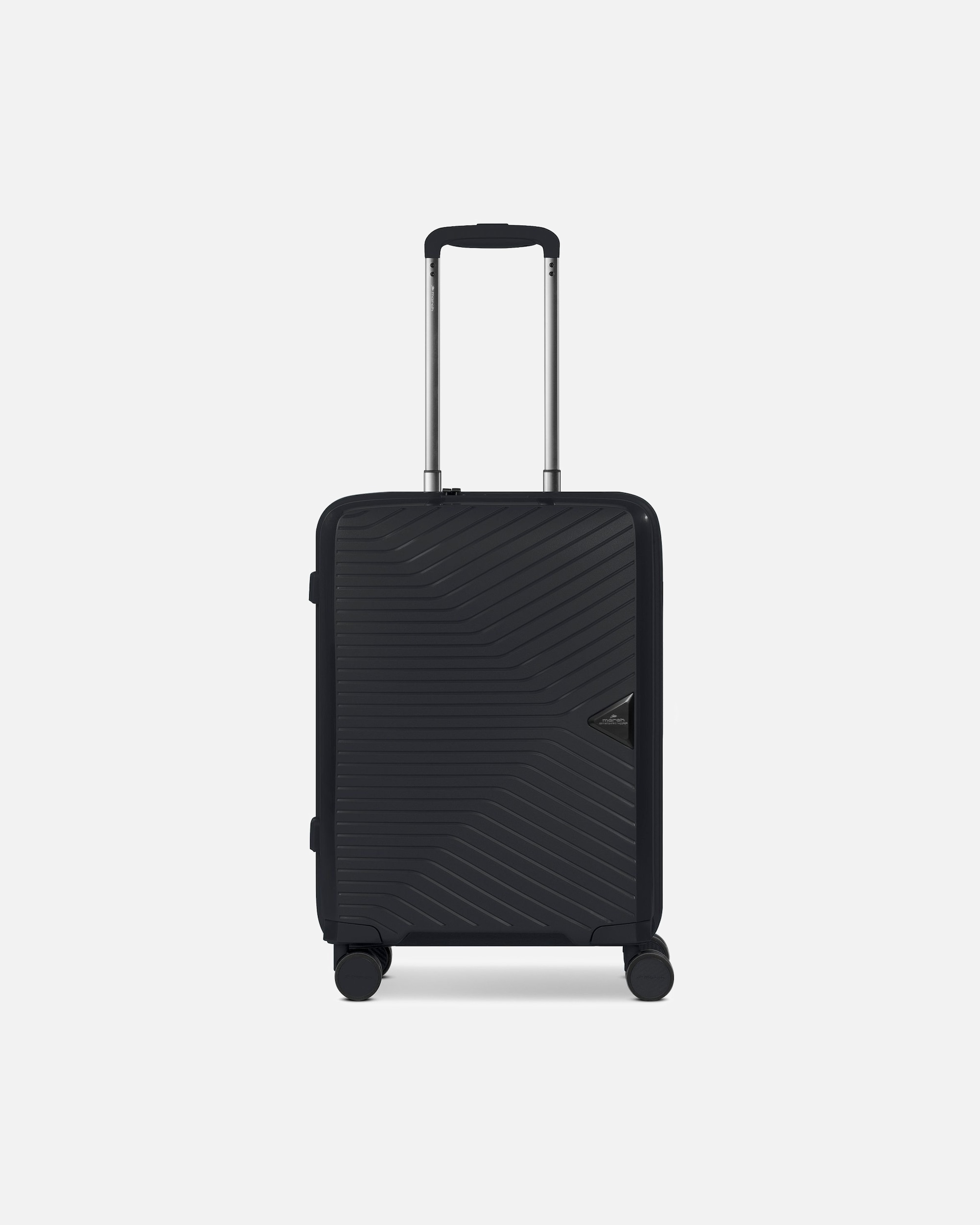 Valise for HommeMarch15 TradingGotthard Edition 4 roulettes Trolley de cabine 55 cmblack metallic