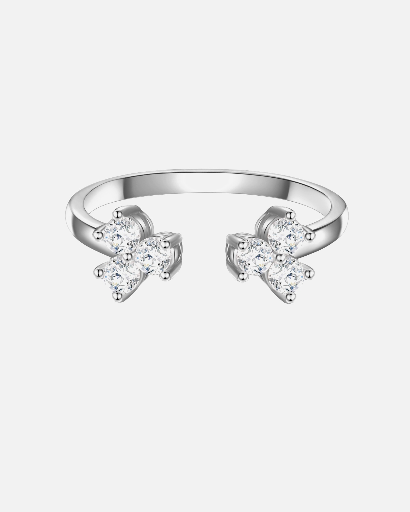 Bague for FemmeGlanzstücke MünchenBague en argent Argent sterling Oxyde de zirconium (CZ) en Argent54