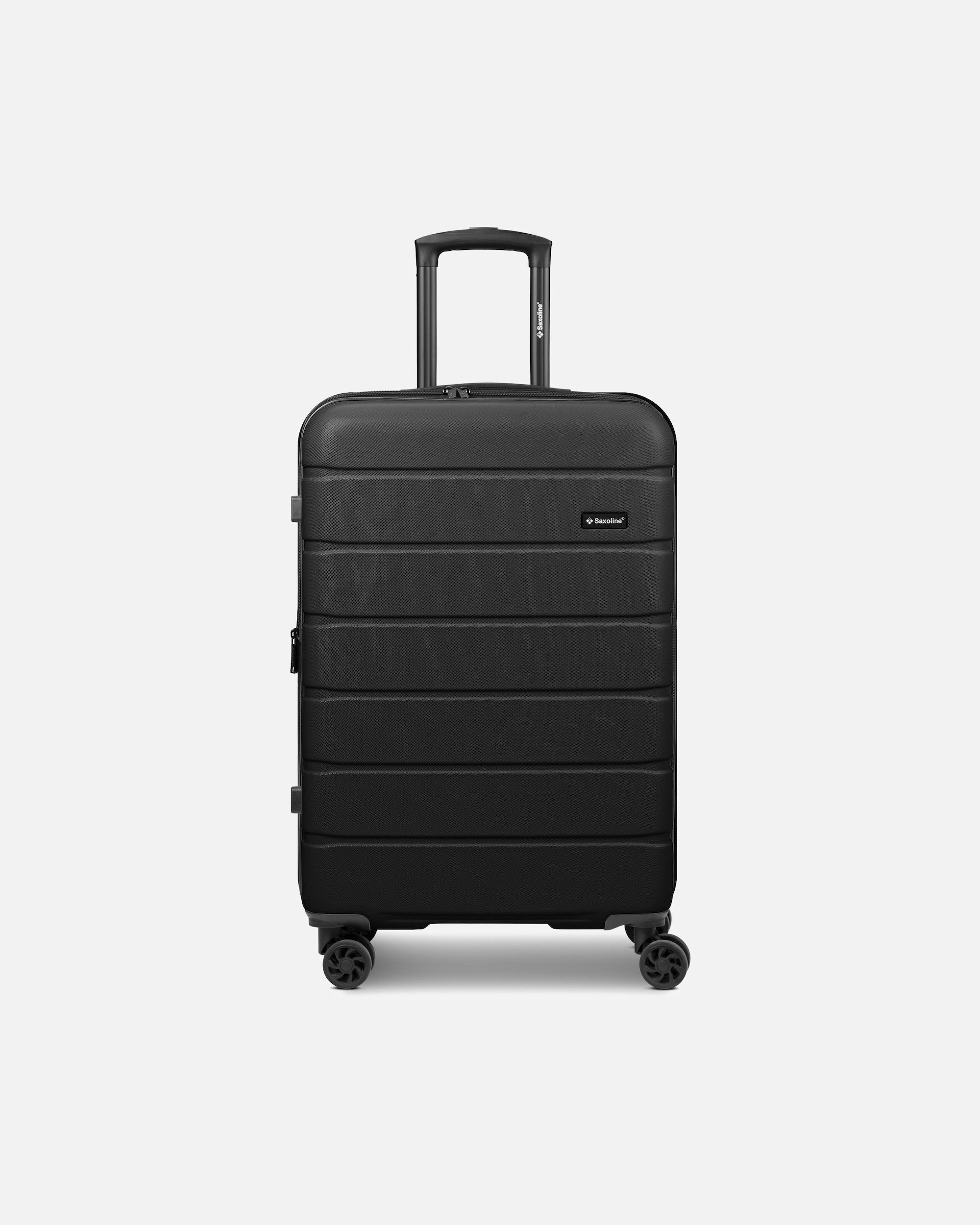 Valise trolley for HommeSaxolineDefault Brand LineMiami 4 roulettes Trolley M 65 cm avec soufflet d'extensionblack