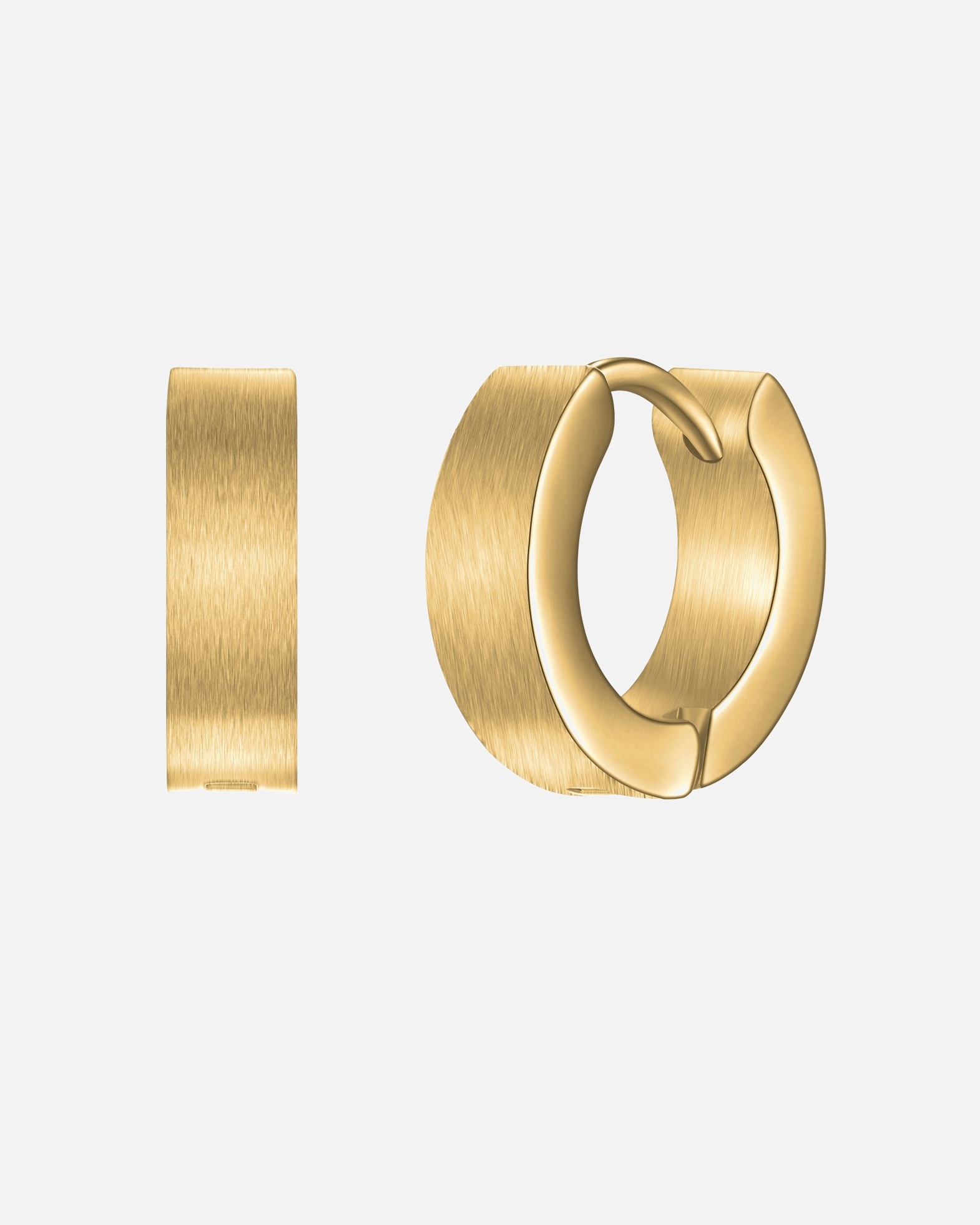 Créoles for HommeTrue RebelsBoucles d´oreilles en Acier inoxydable en Or jaune12,7 mm