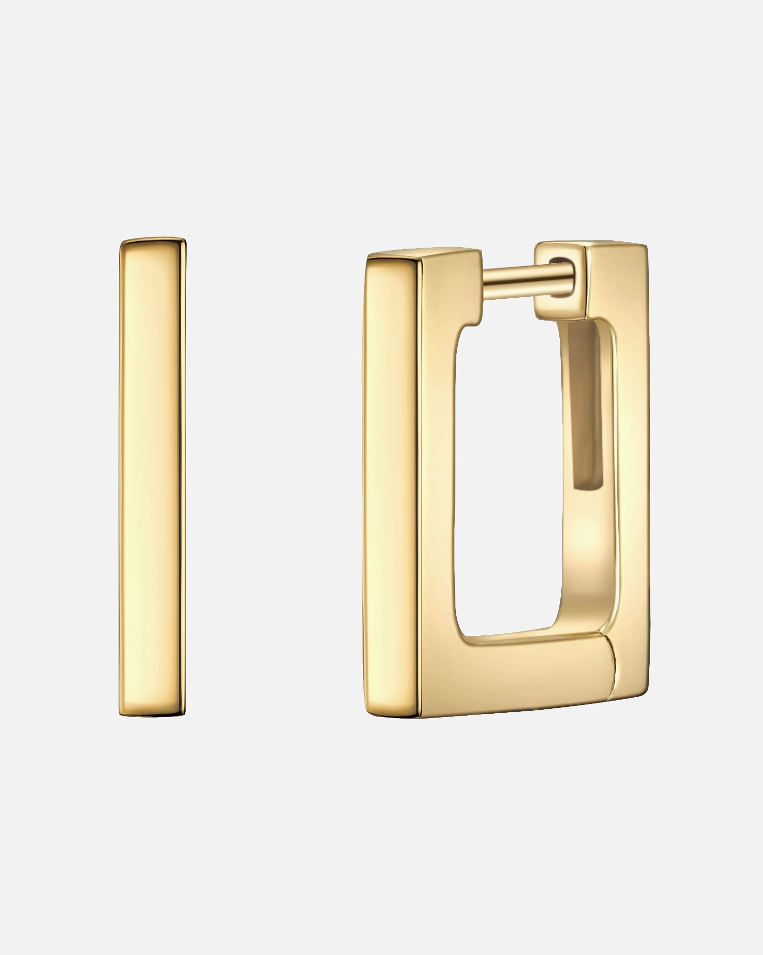 Créoles for FemmeCréoles en argent Argent sterling en Or jaune14,9 mm