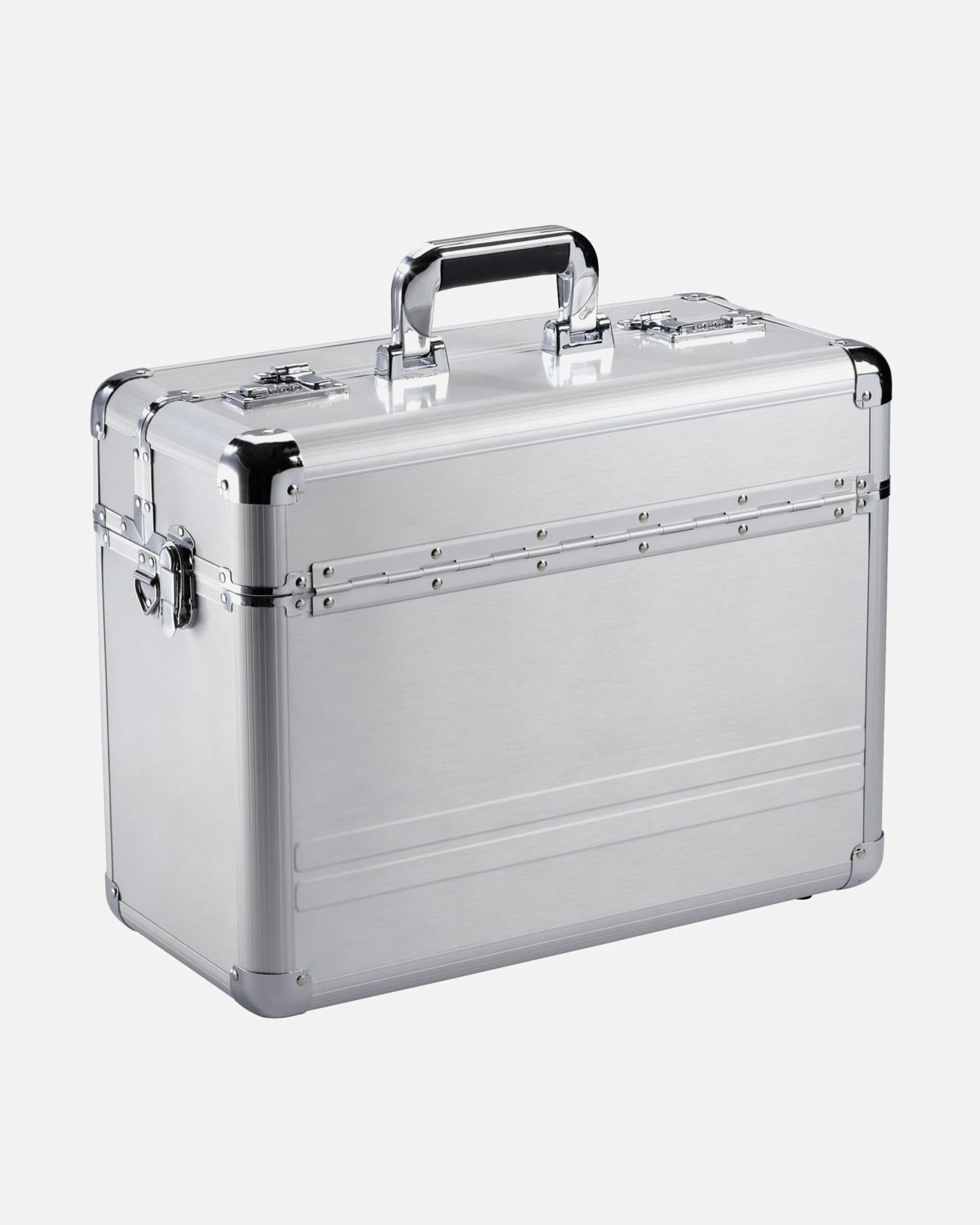 Laptoptasche für Männlich Dermata Aktenkoffer 46 cm Laptopfach silber