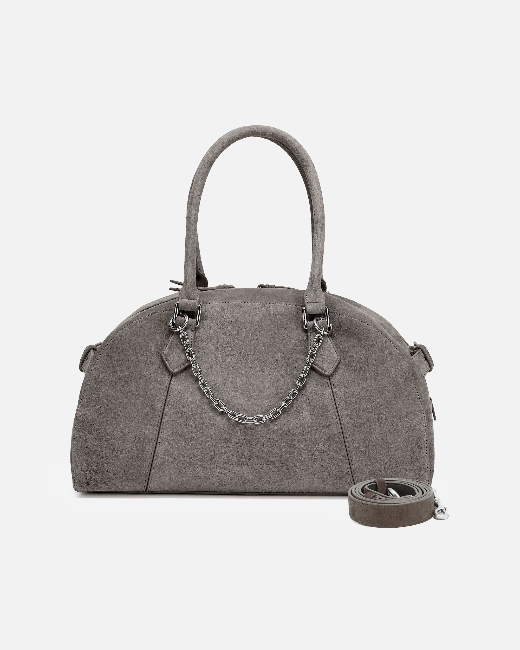 Sac for FemmeLES VISIONNAIRESDefault Brand LineOdette Cozy Chain Sac à main porté épauledimgrey