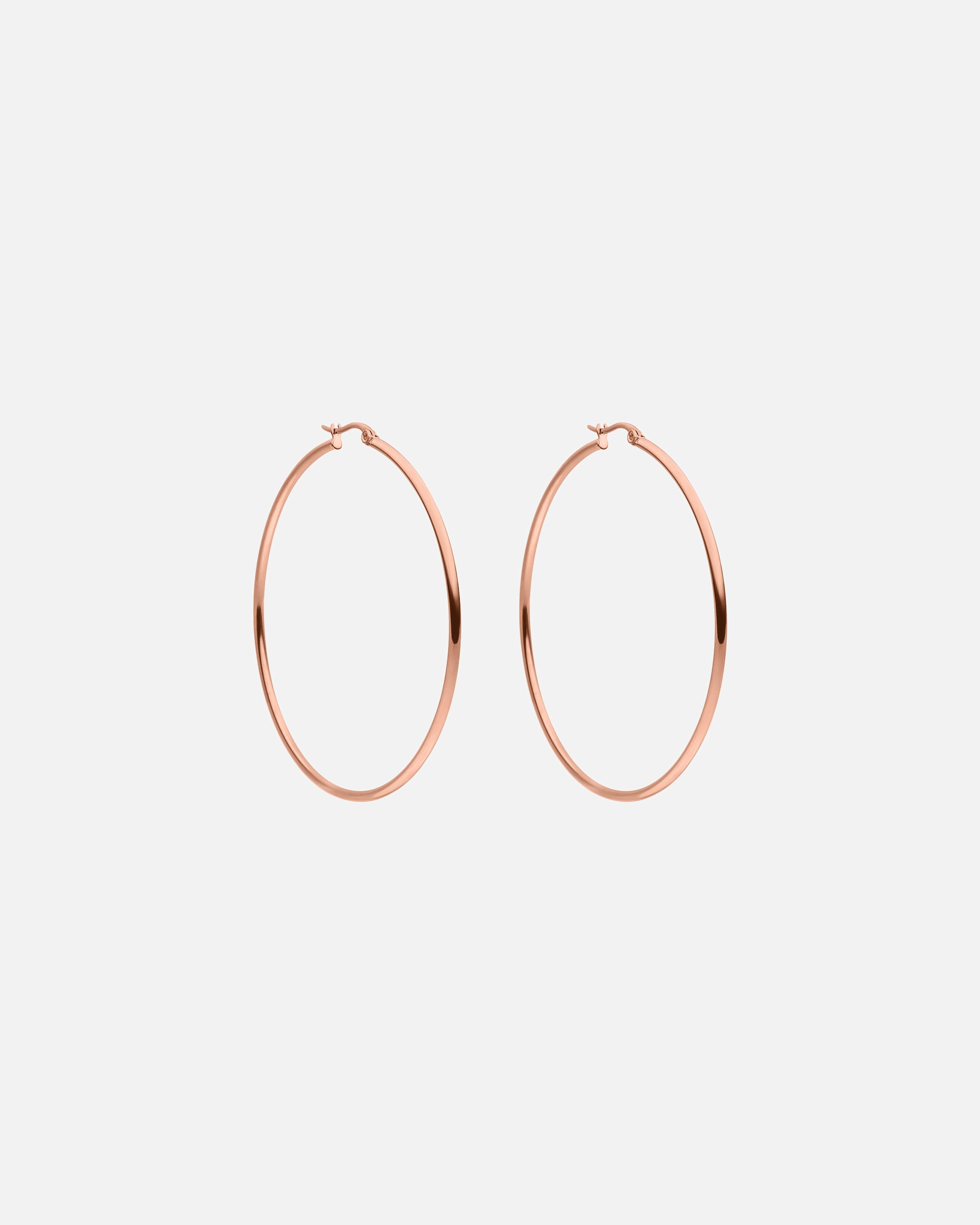 Boucle d'oreilles for FemmePureleiHoops Boucles d'oreilles 100% acier inoxydableOr Rose