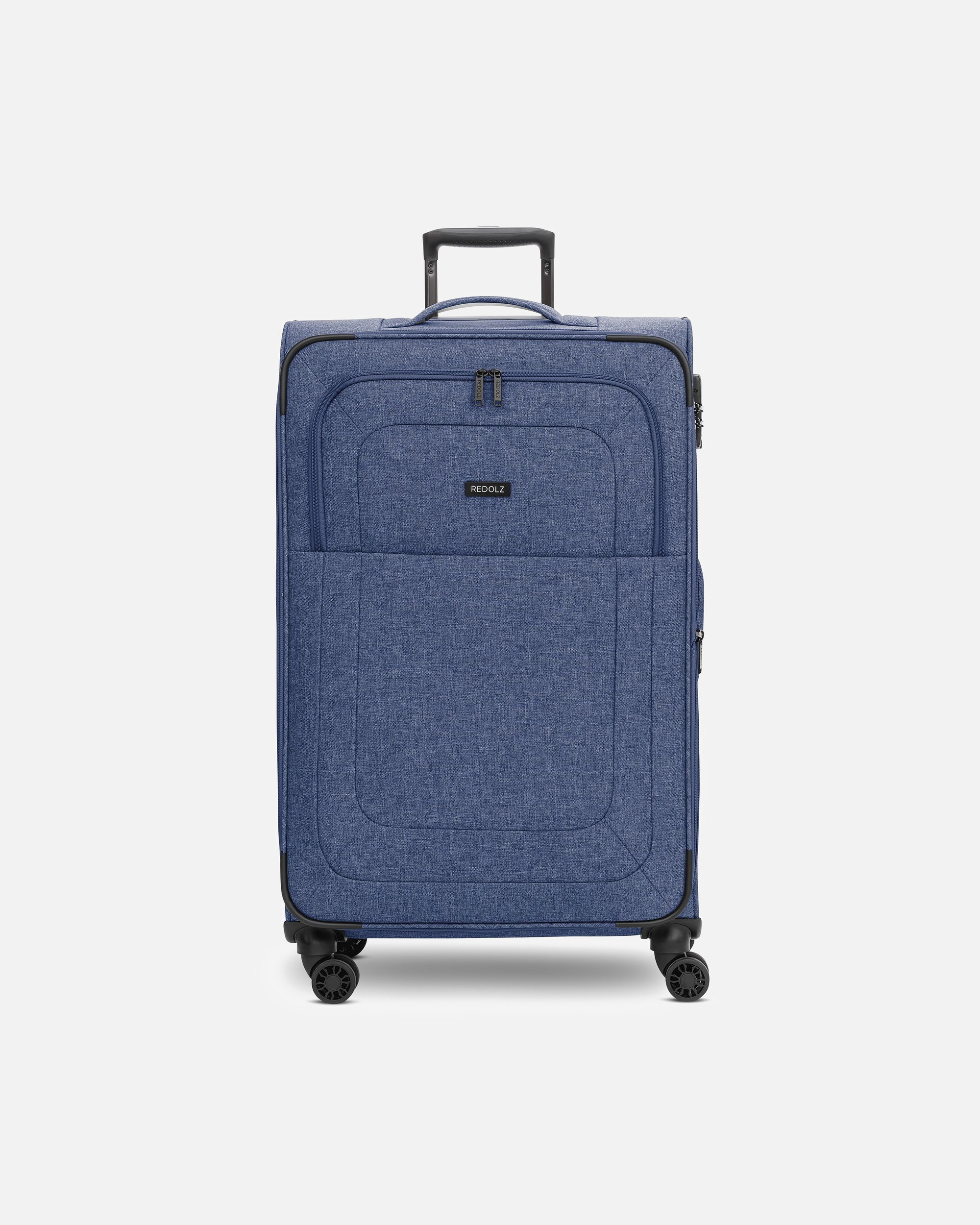 Trolley für Männlich Redolz Essentials 12 LARGE 4 Rollen Trolley 79 cm mit Dehnfalte blue