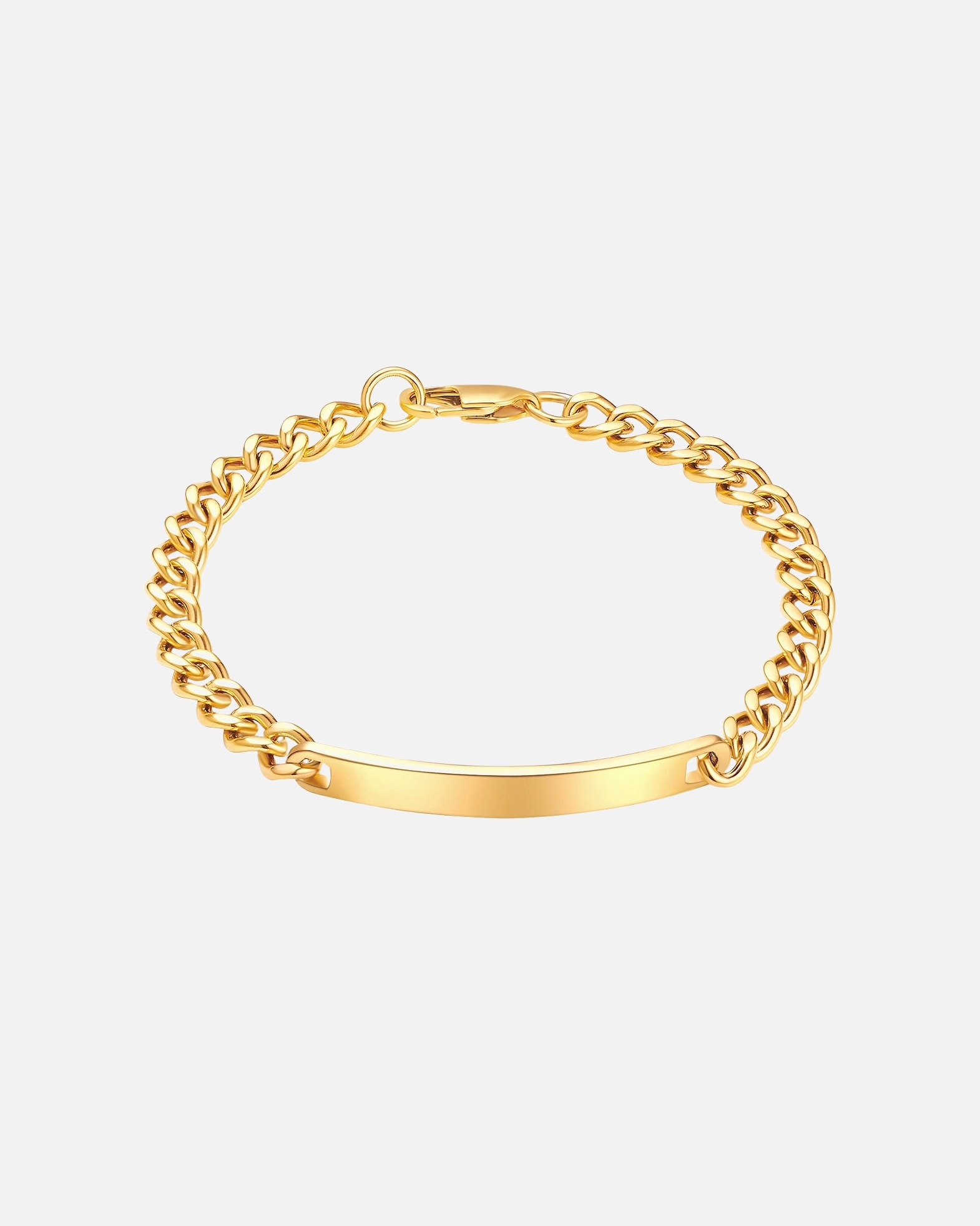 Bracelet for HommeBracelet Acier inoxydable en Or jaune21 cm