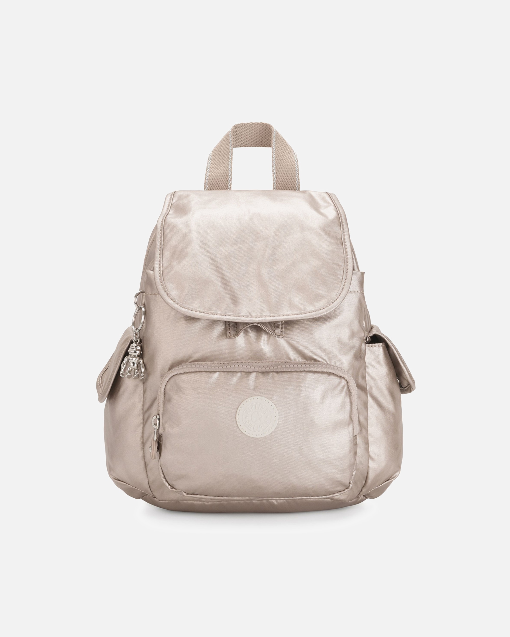 Rucksack für Weiblich Kipling Basic Plus City-Rucksack metallic glow
