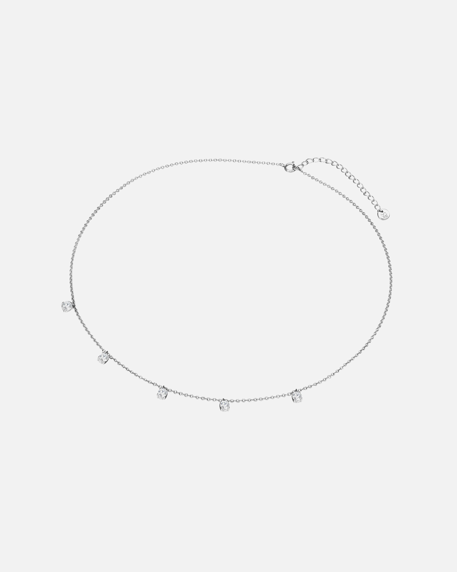 Collier for FemmeGlanzstücke MünchenCollier en argent Argent sterling Oxyde de zirconium (CZ) en Argent40,0 cm Basiskette + 5,0 cm Verlängerung