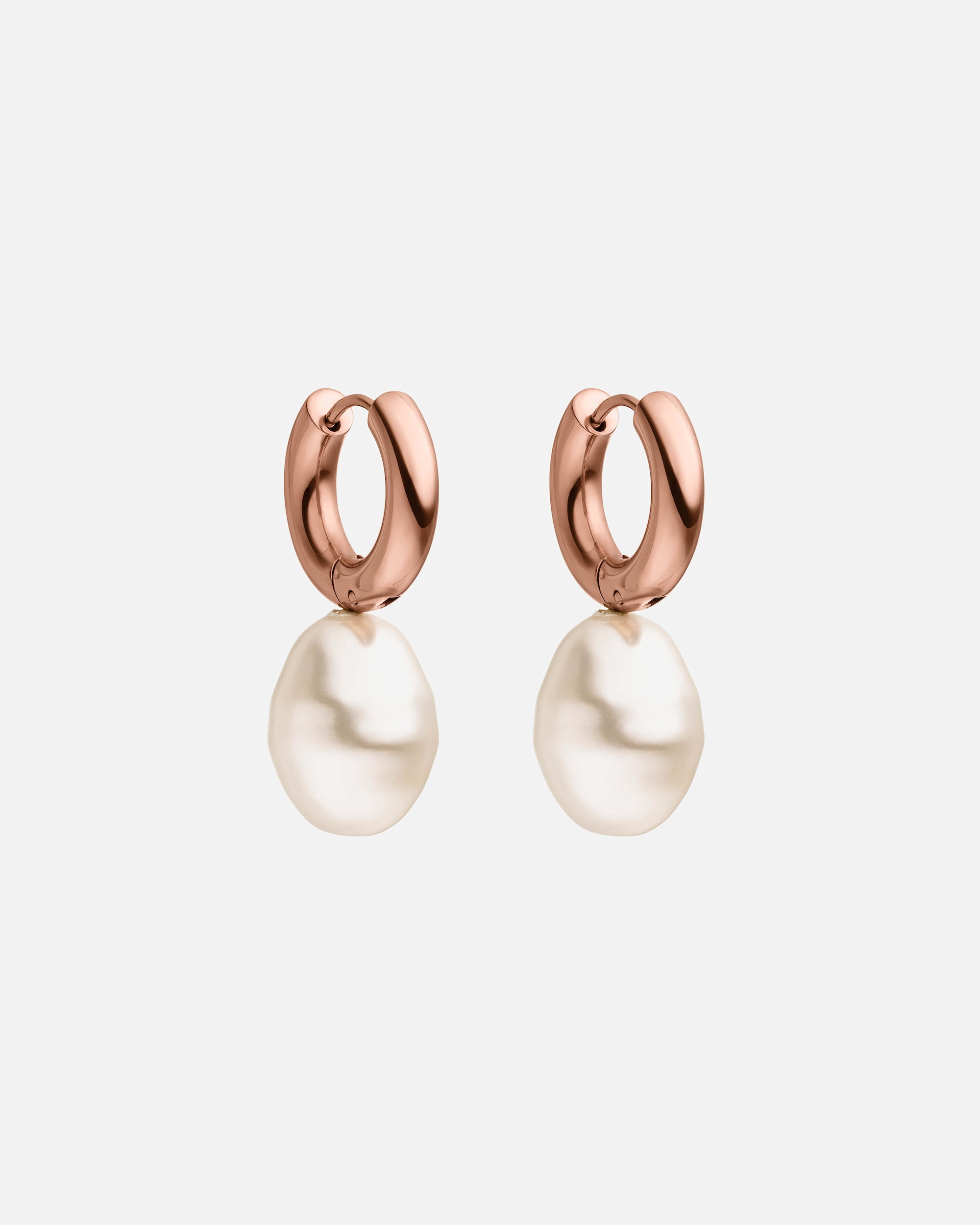 Boucle d'oreilles for FemmePureleiSeaside Boucles d'oreilles 100% acier inoxydableOr Rose