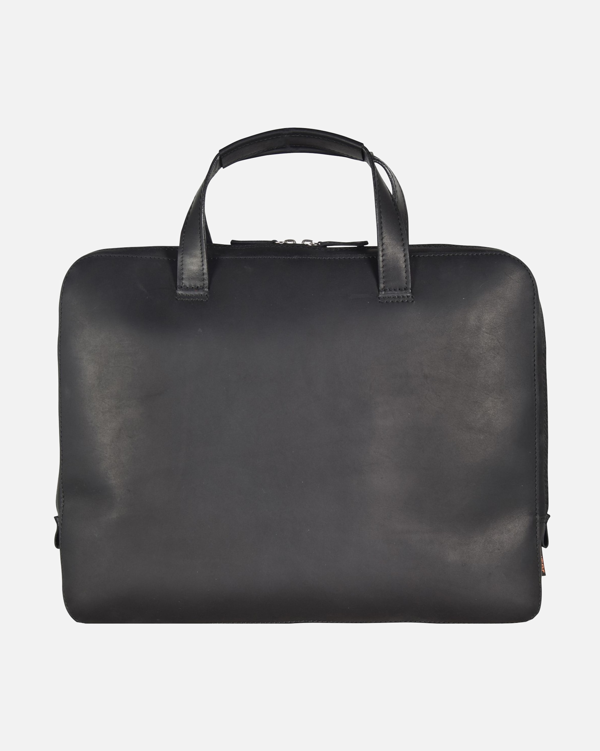 Laptoptasche für Männlich Jost Futura Aktentasche Leder 38 cm Laptopfach schwarz