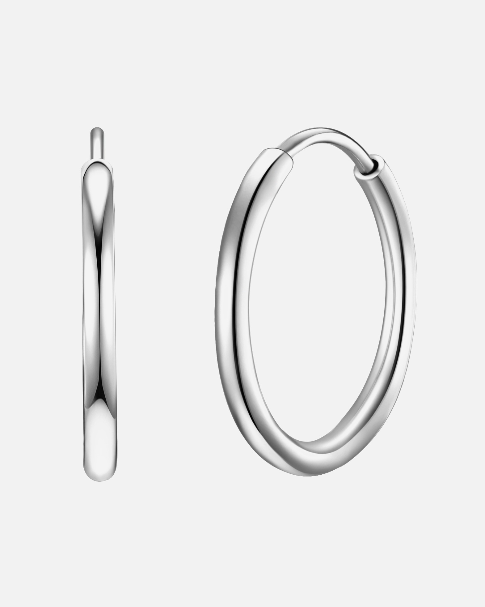 Créoles for FemmeCréoles en argent Argent sterling en Argent20,0 mm