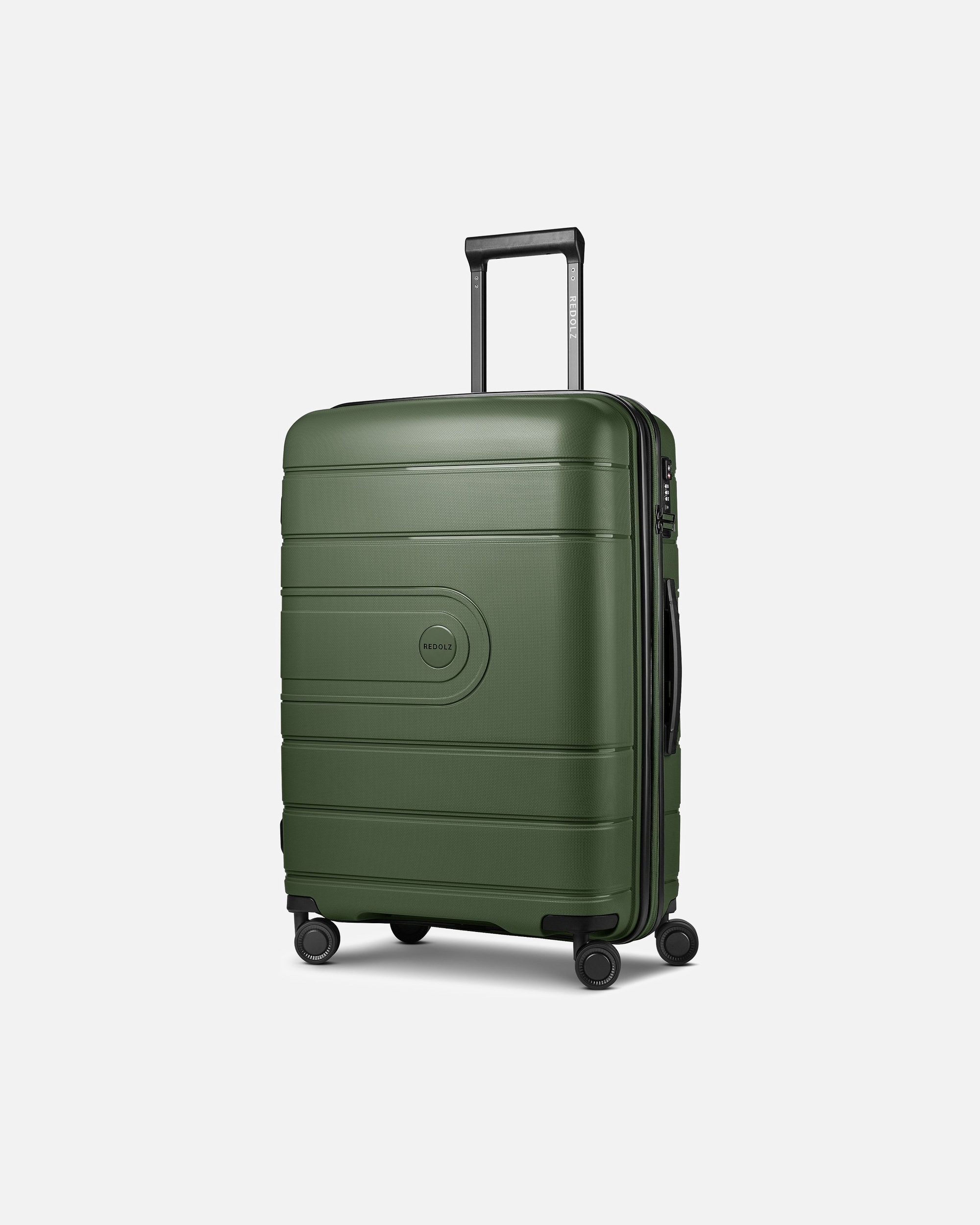 Valise trolley for HommeEssentials 11 4 roues Valise cabine 66 cm avec soufflet d'extensionolive