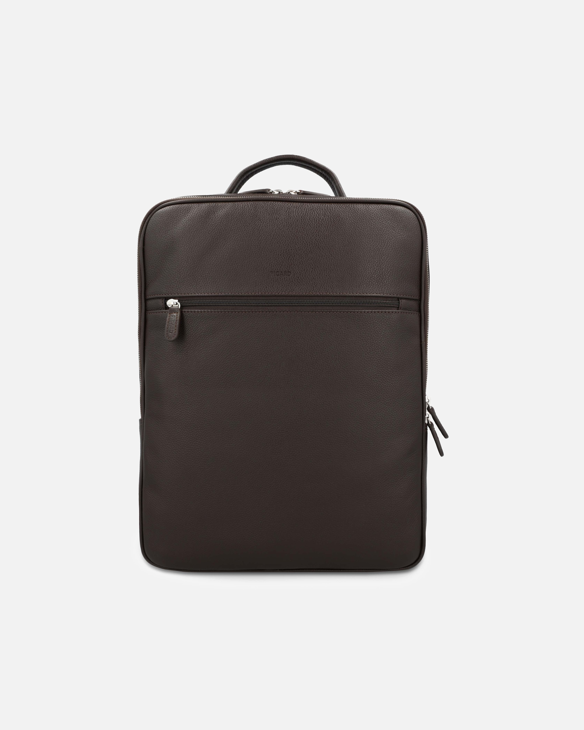 Rucksack für Männlich Picard Milano Business-Rucksack Leder 39 cm Laptopfach cafe