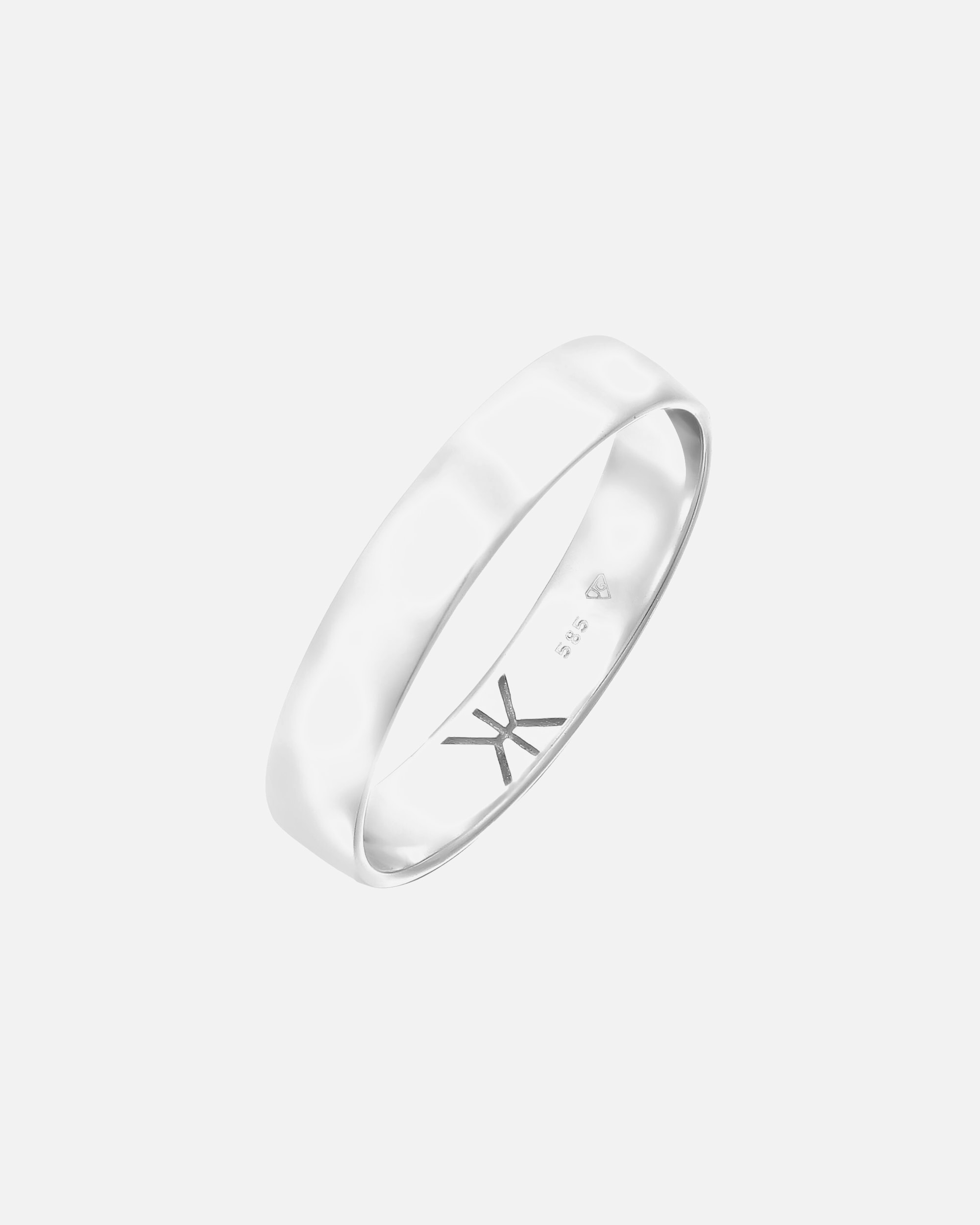 Bague for HommeKUZZOIHommes Partenaire Mariage en or blanc 58564