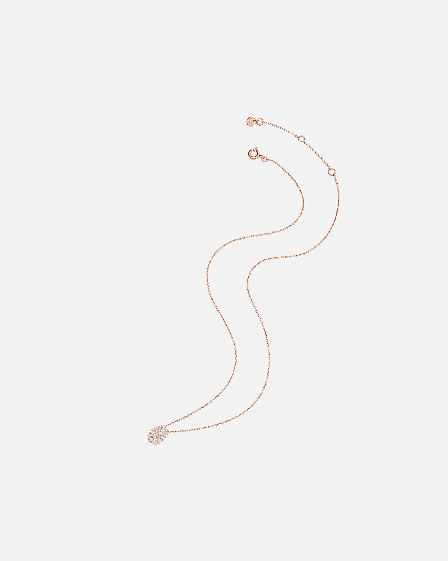 Collier for FemmeGlanzstücke MünchenCollier en argent Argent sterling Oxyde de zirconium (CZ) en Or rose43,0 cm Basiskette + 5,0 cm Verlängerung